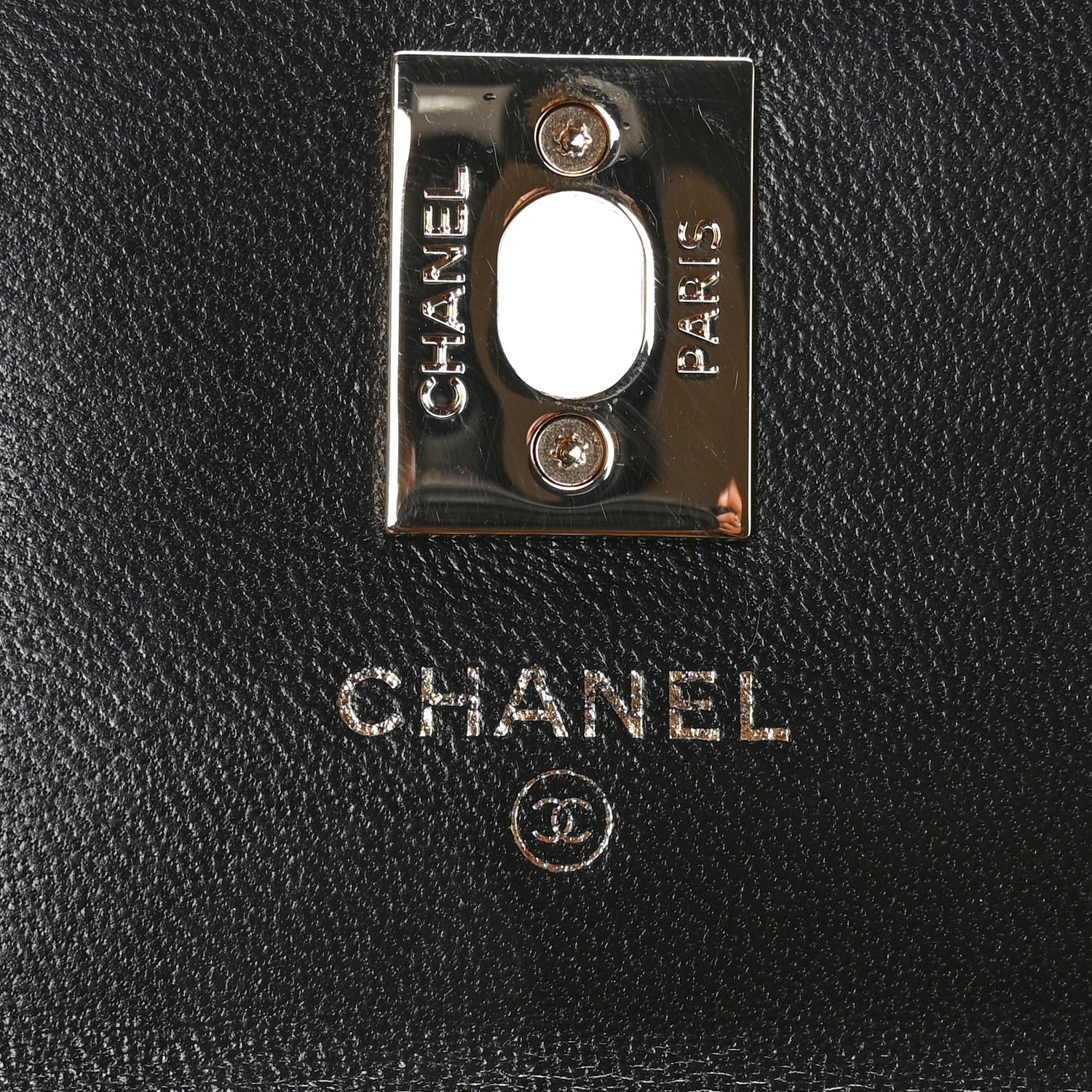 Lambskin Quilted Trendy CC Card Holder On Chain Black