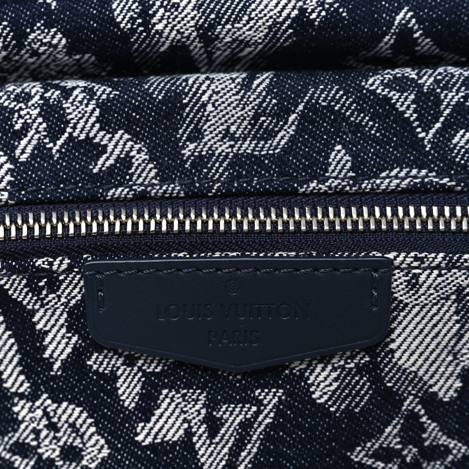 Monogram Tapestry Canvas Monogram Outdoor Bumbag Bleu