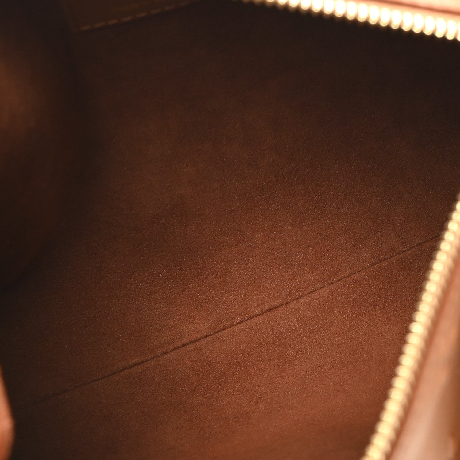 Calfskin Debossed Monogram Side Trunk Tan