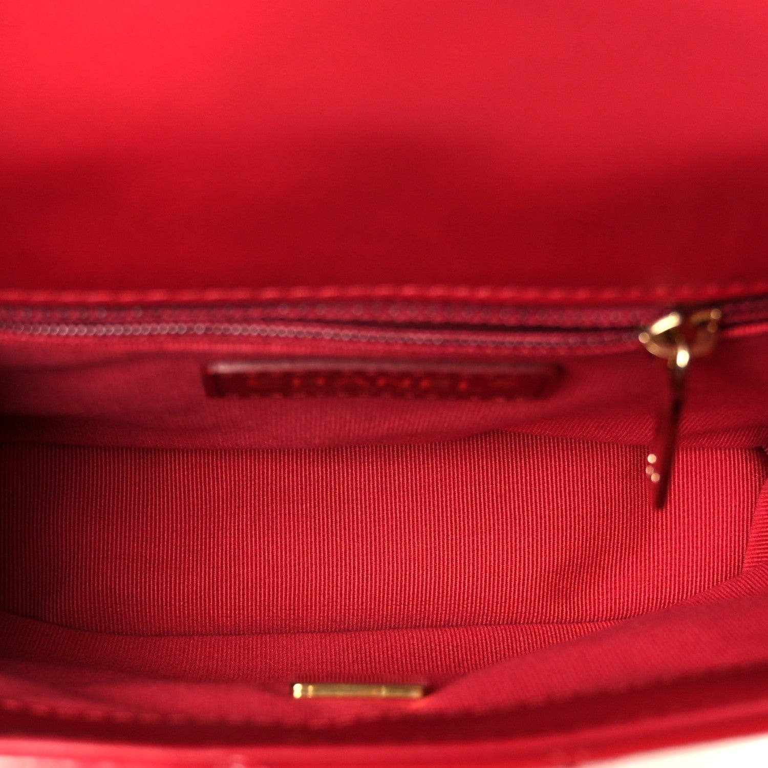 Patent Quilted Shiny Coco Small Flap Hobo Red