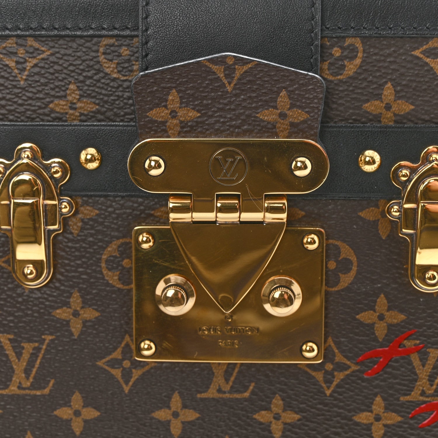 Monogram Petite Malle Black