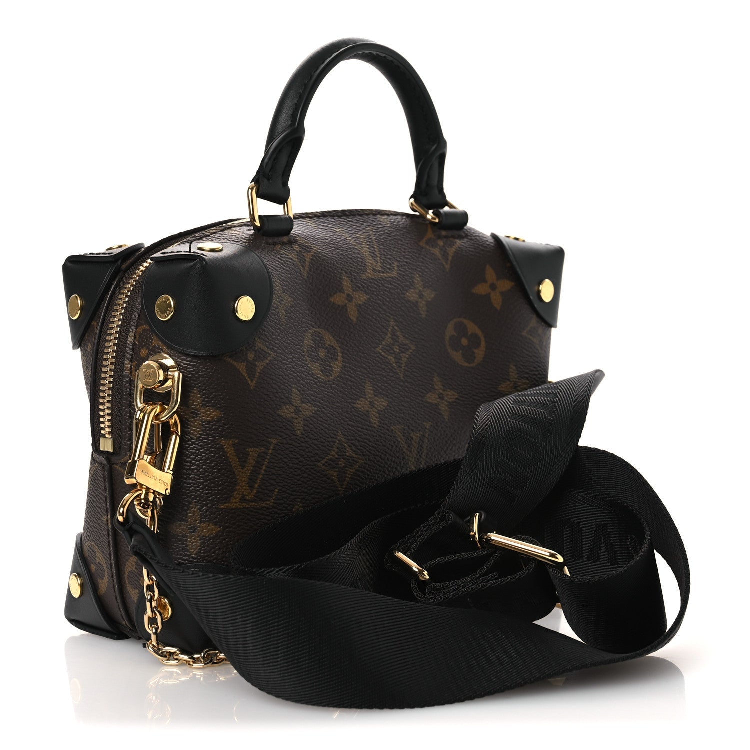Monogram Petite Malle Souple Black
