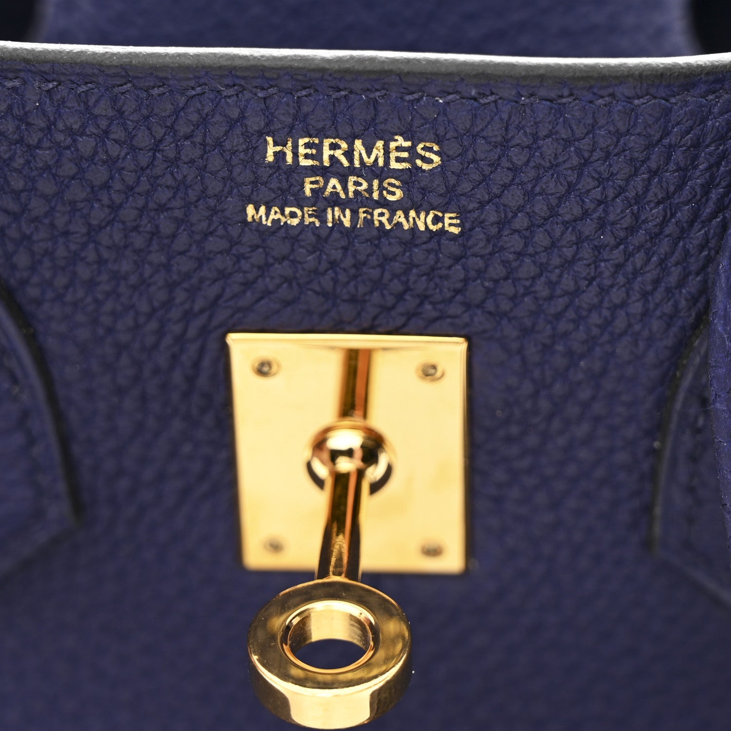 Togo Birkin 25 Bleu Encre