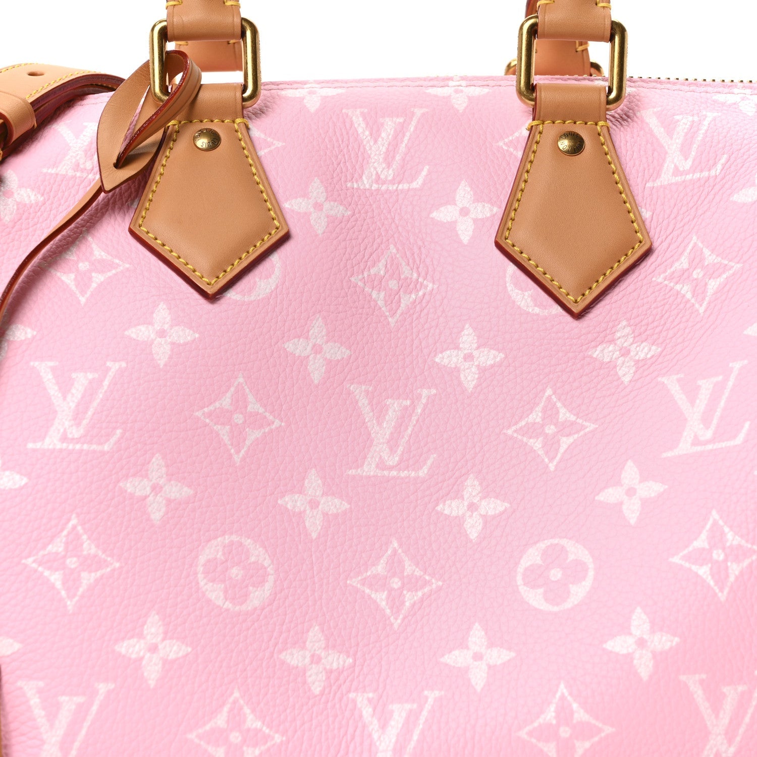 Calfskin Monogram Speedy P9 Bandouliere 30 Candy