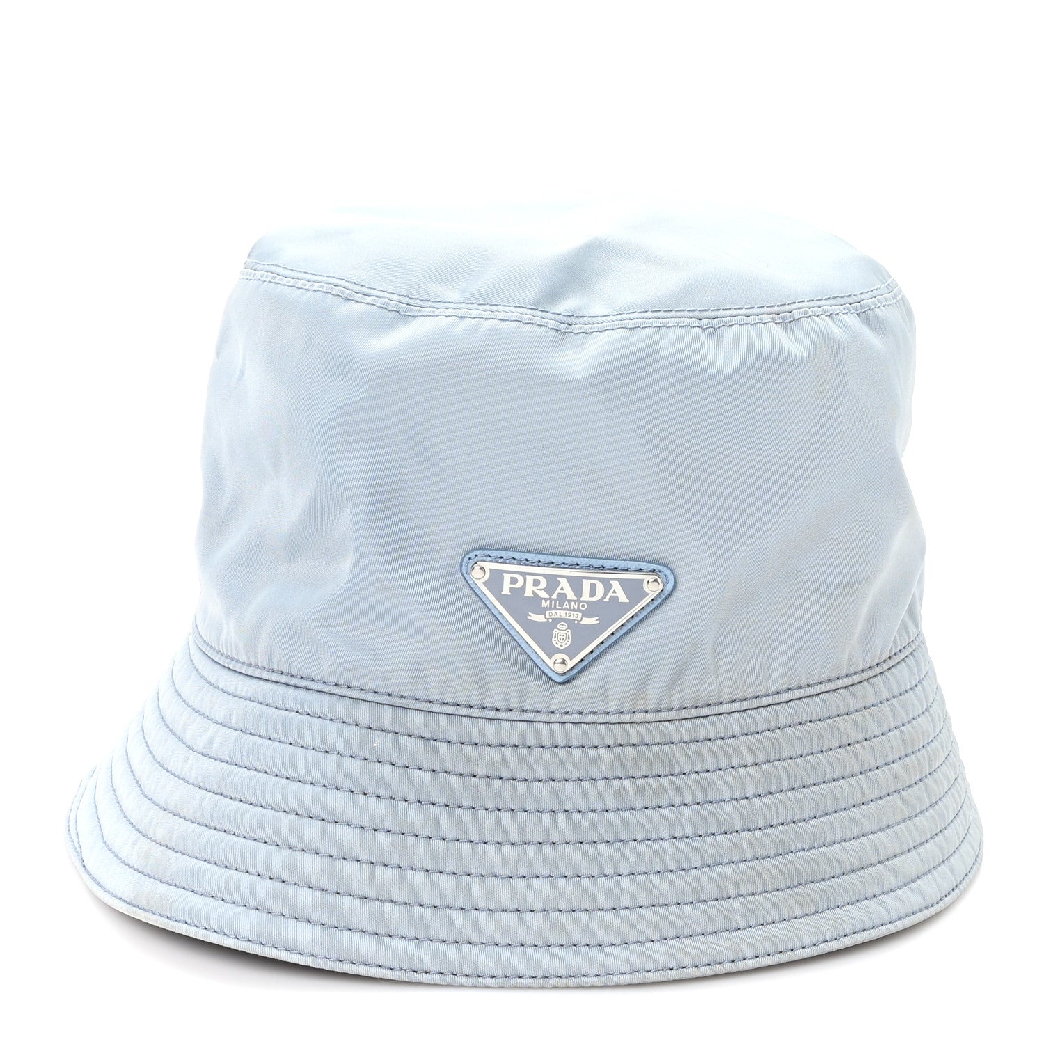 Re-Nylon Metal Triangle Logo Womens Bucket Hat Astrale