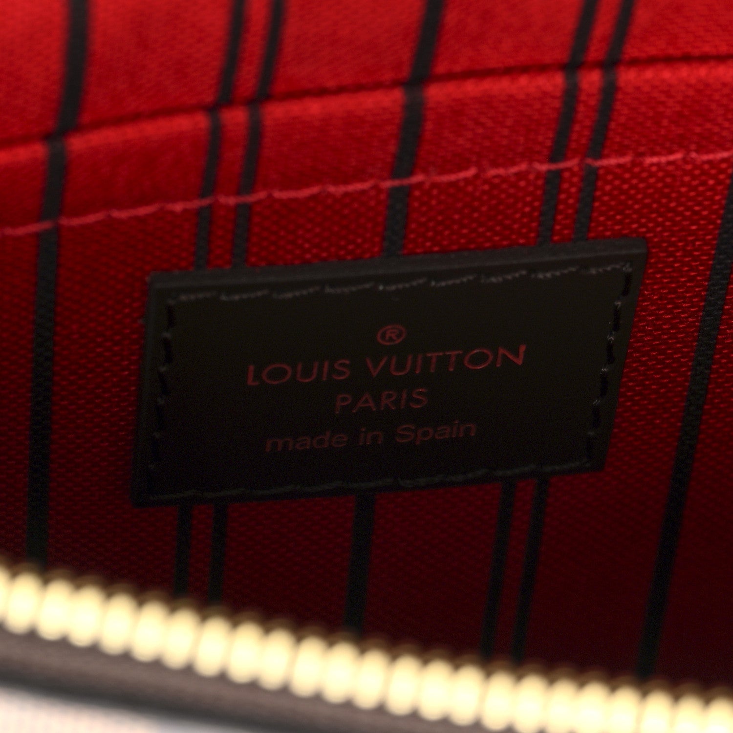 Damier Ebene Neverfull MM GM Pochette