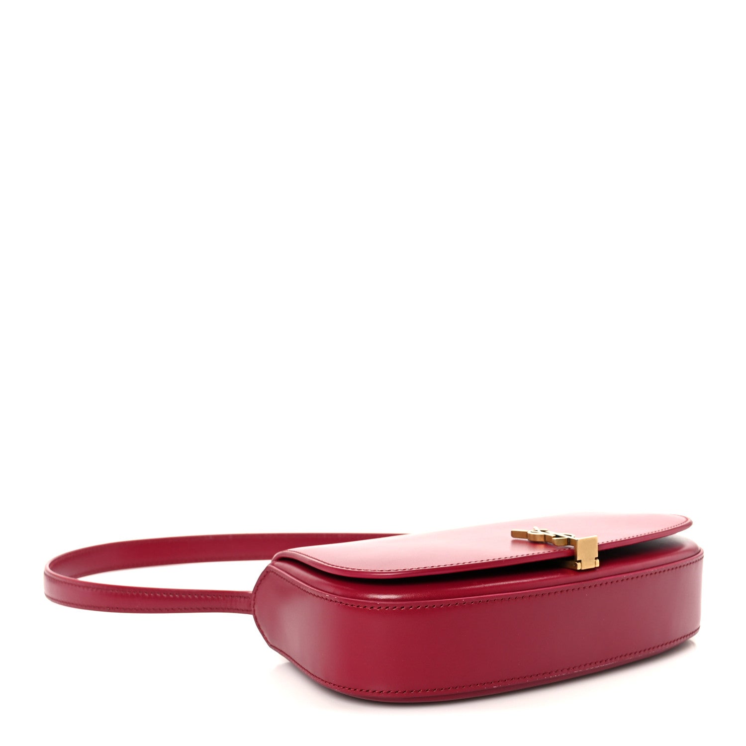 Box Calfskin Mini Voltaire Shoulder Bag Burgundy