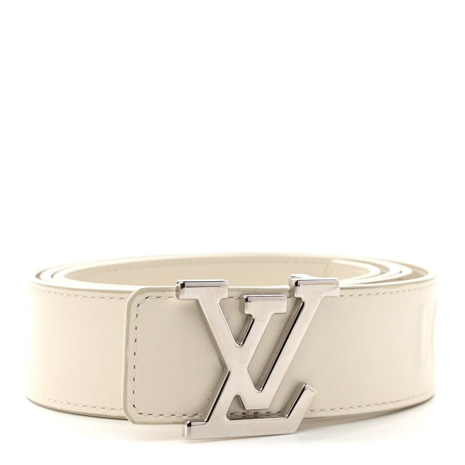 Calfskin Aerogram Belt  100 40 White