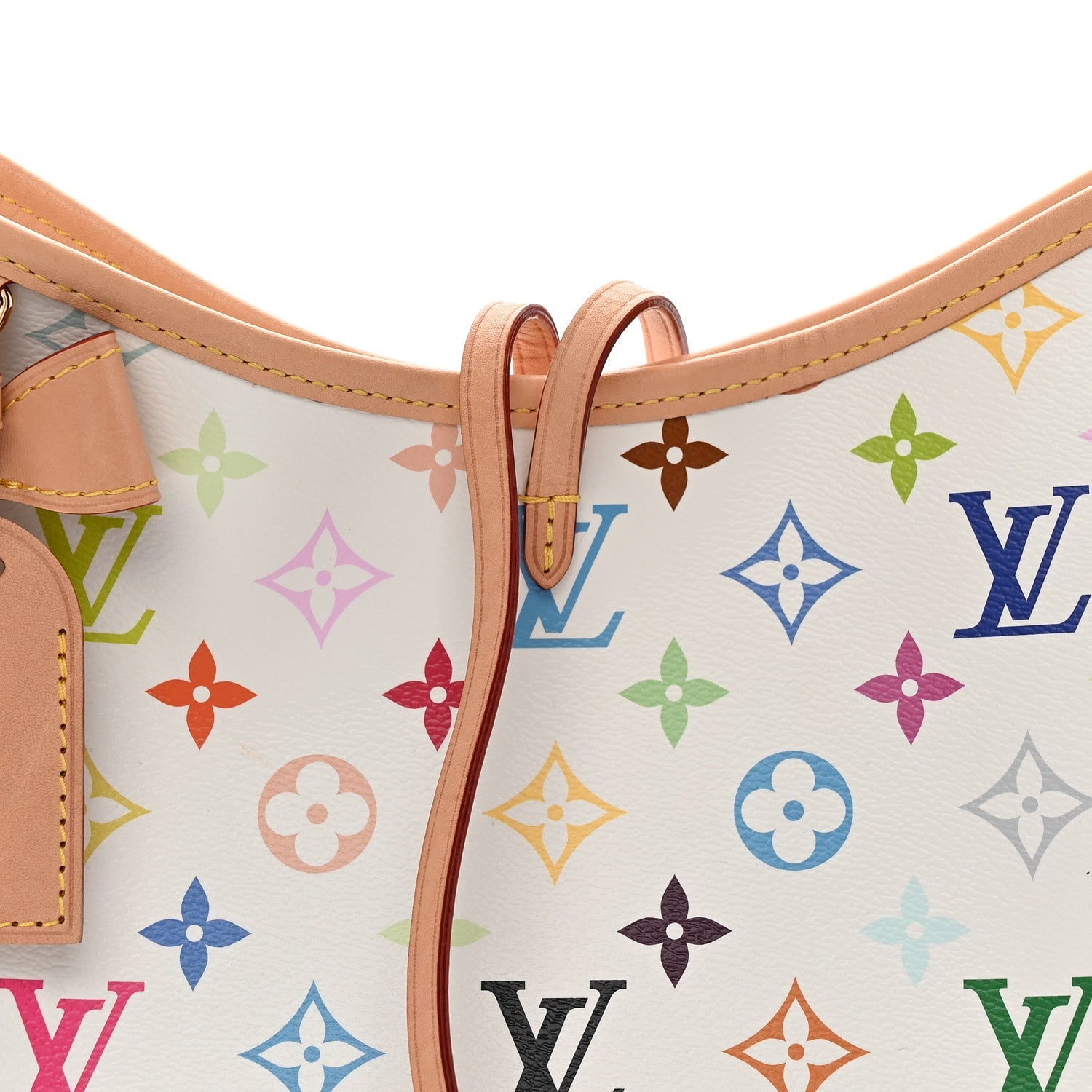 LV X TM Monogram Multicolor CarryAll PM White