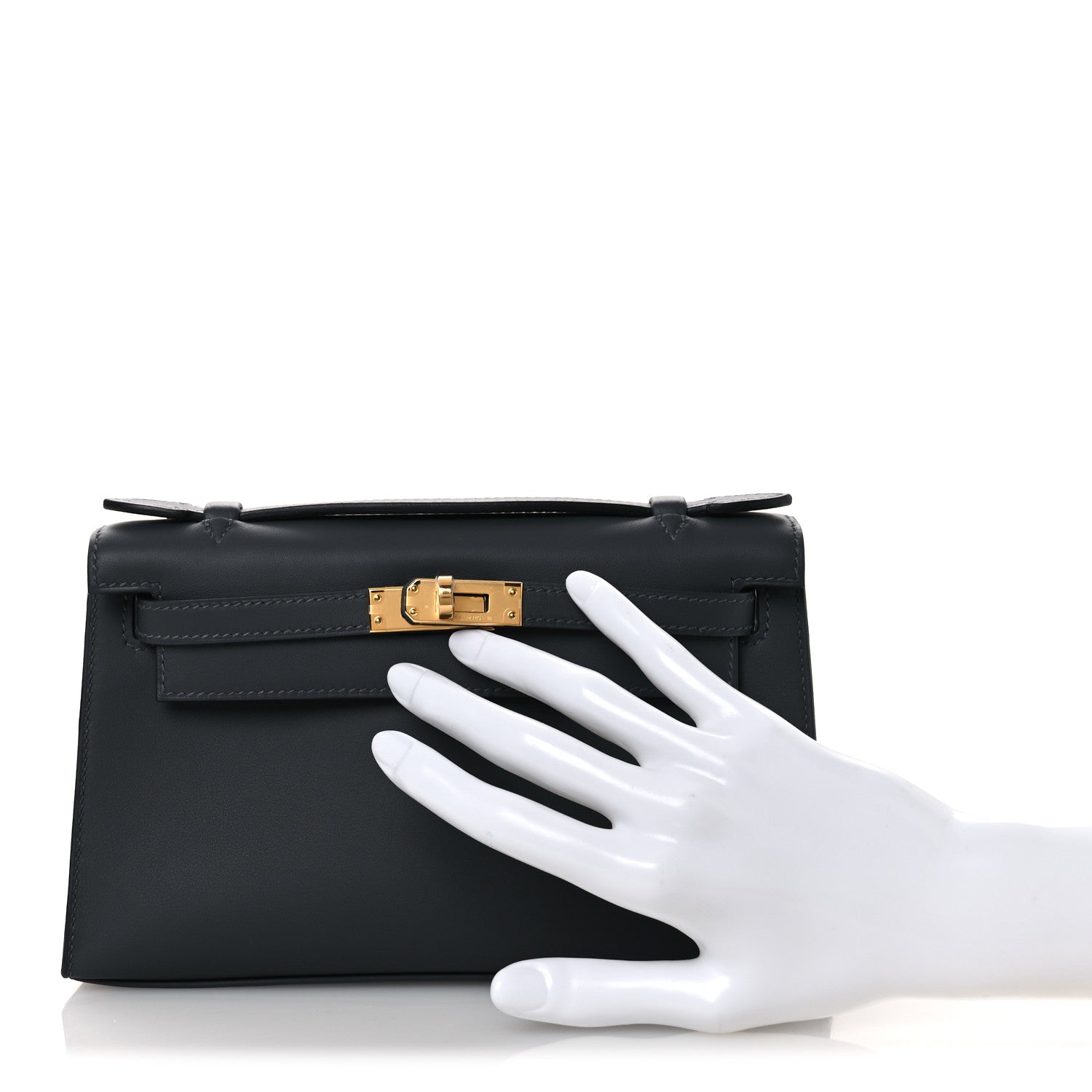 Swift Kelly Pochette Clutch Ardoise