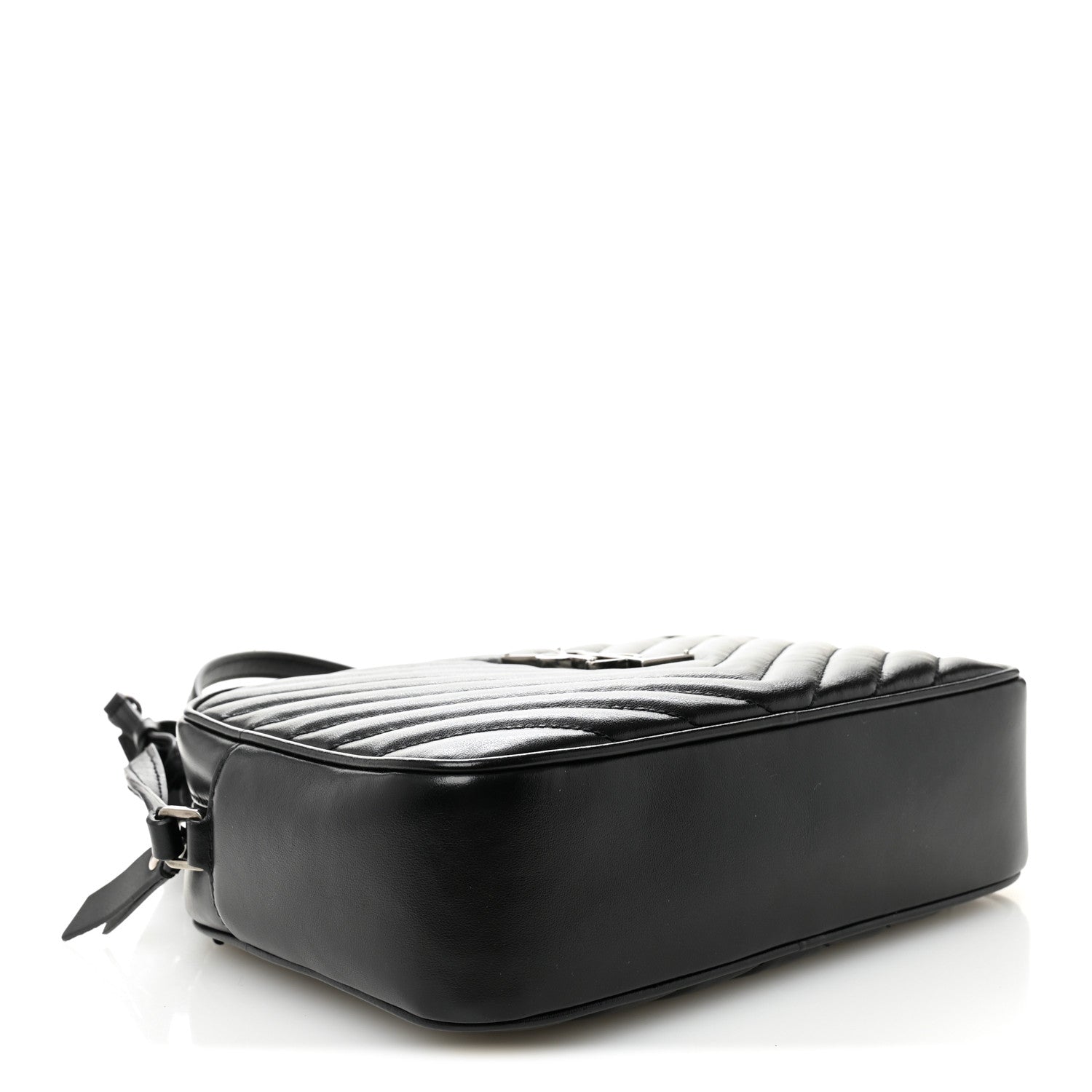 Calfskin Matelasse Monogram Lou Camera Bag Black