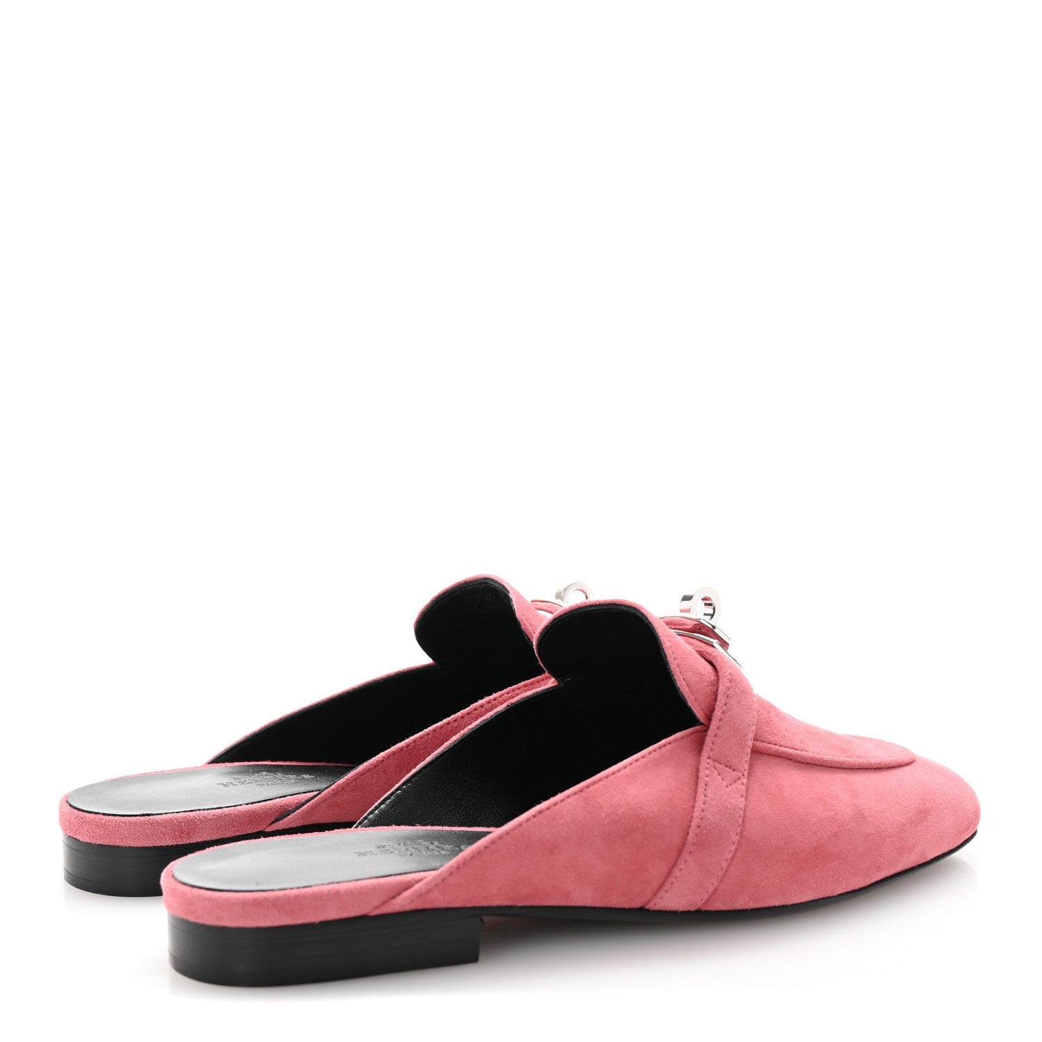 Suede Goatskin Oz Mules 35 Rose De Venise