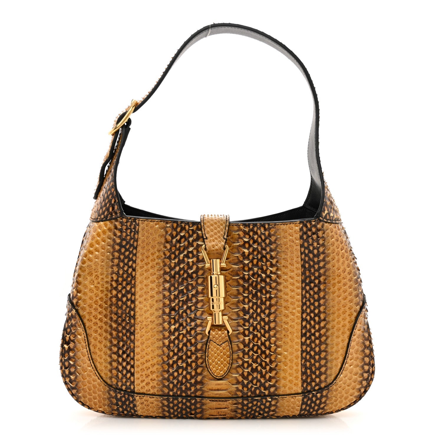 Snakeskin Small Jackie 1961 Hobo Brown