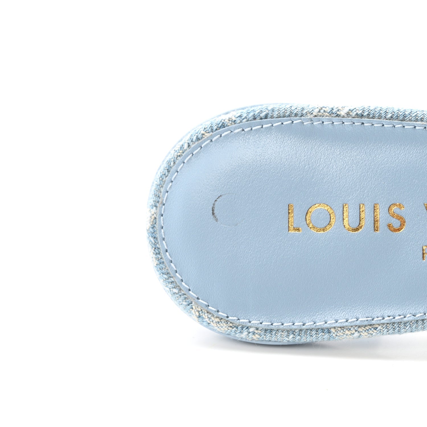 Denim Monogram Neo Revival Mules 39 Light Blue