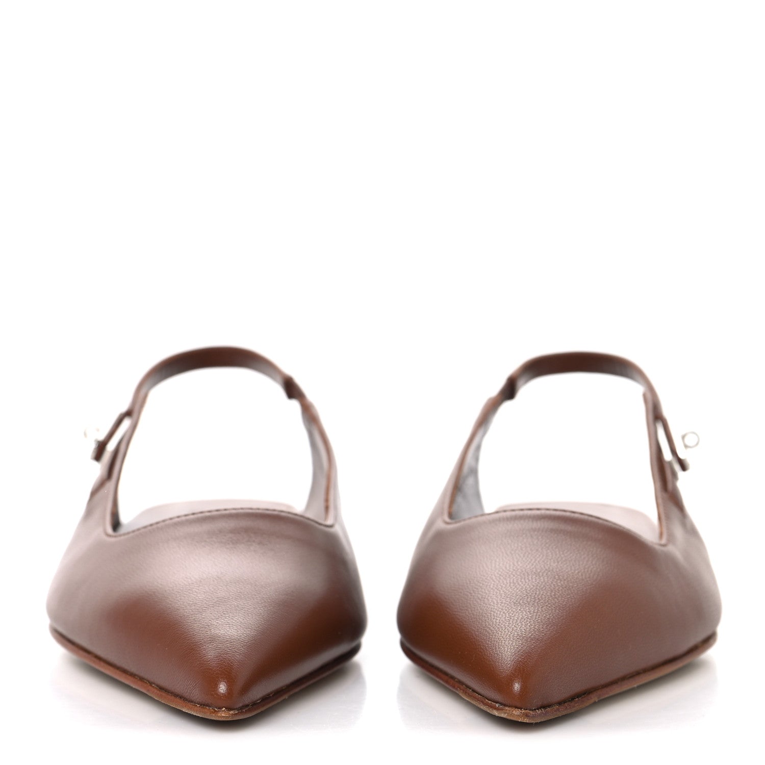 Nappa Lovely Slingback Flats 36 Gold