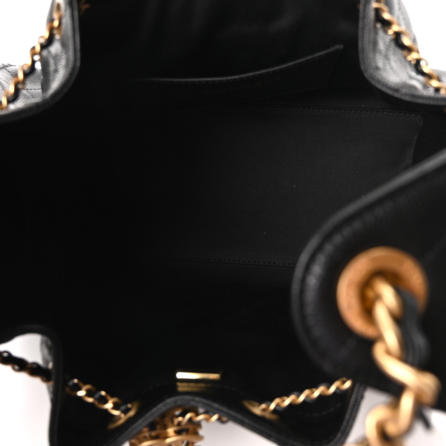 Caviar Quilted Small Chanel 25 Handbag Black