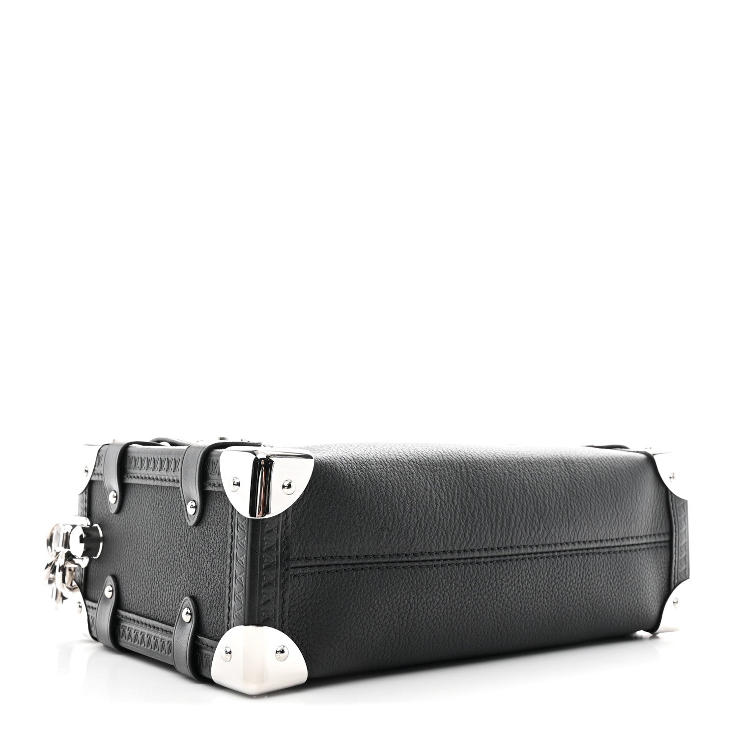 Calfskin Side Trunk MM Black