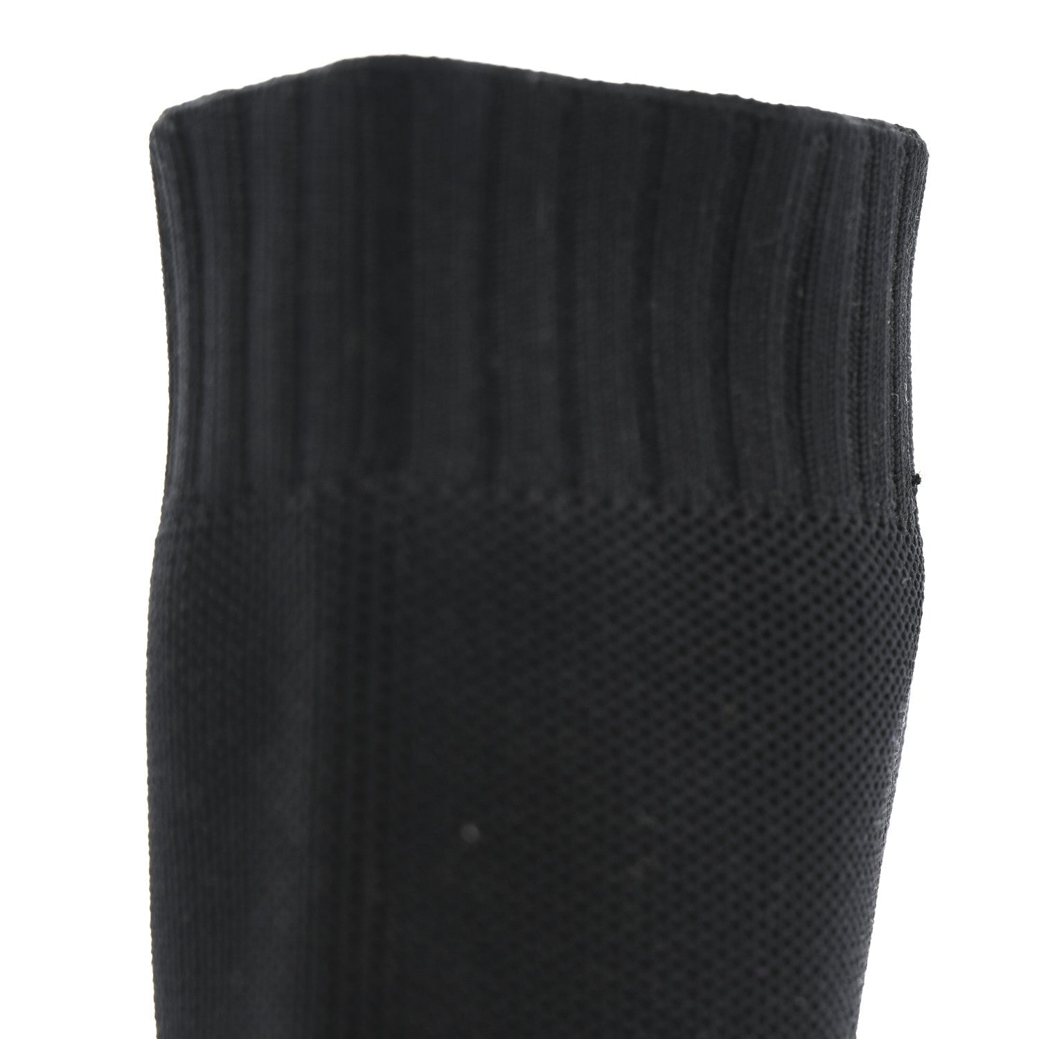 Stretch Fabric Silhouette Ankle Boots 40 Black