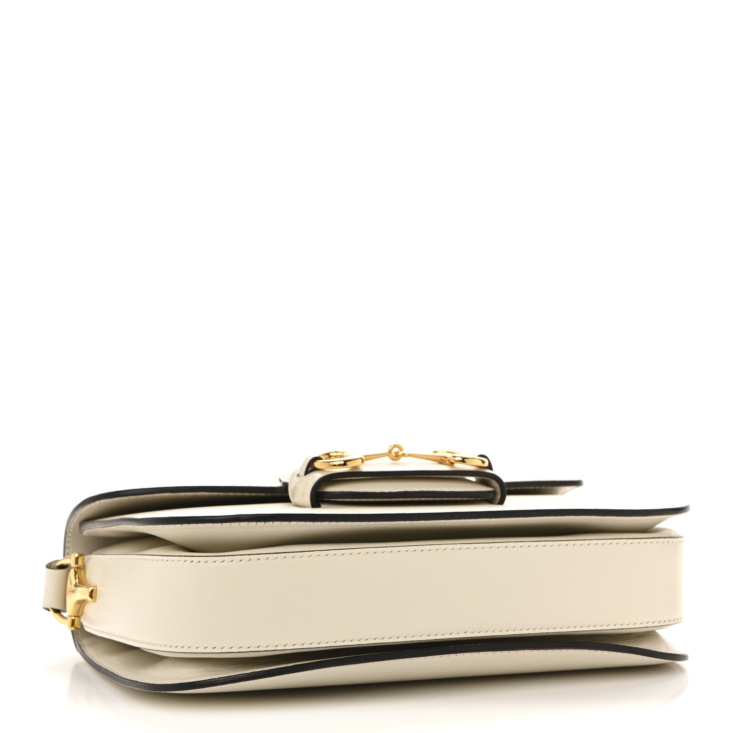 Azalea Calfskin Horsebit 1955 Shoulder Bag Mystic White