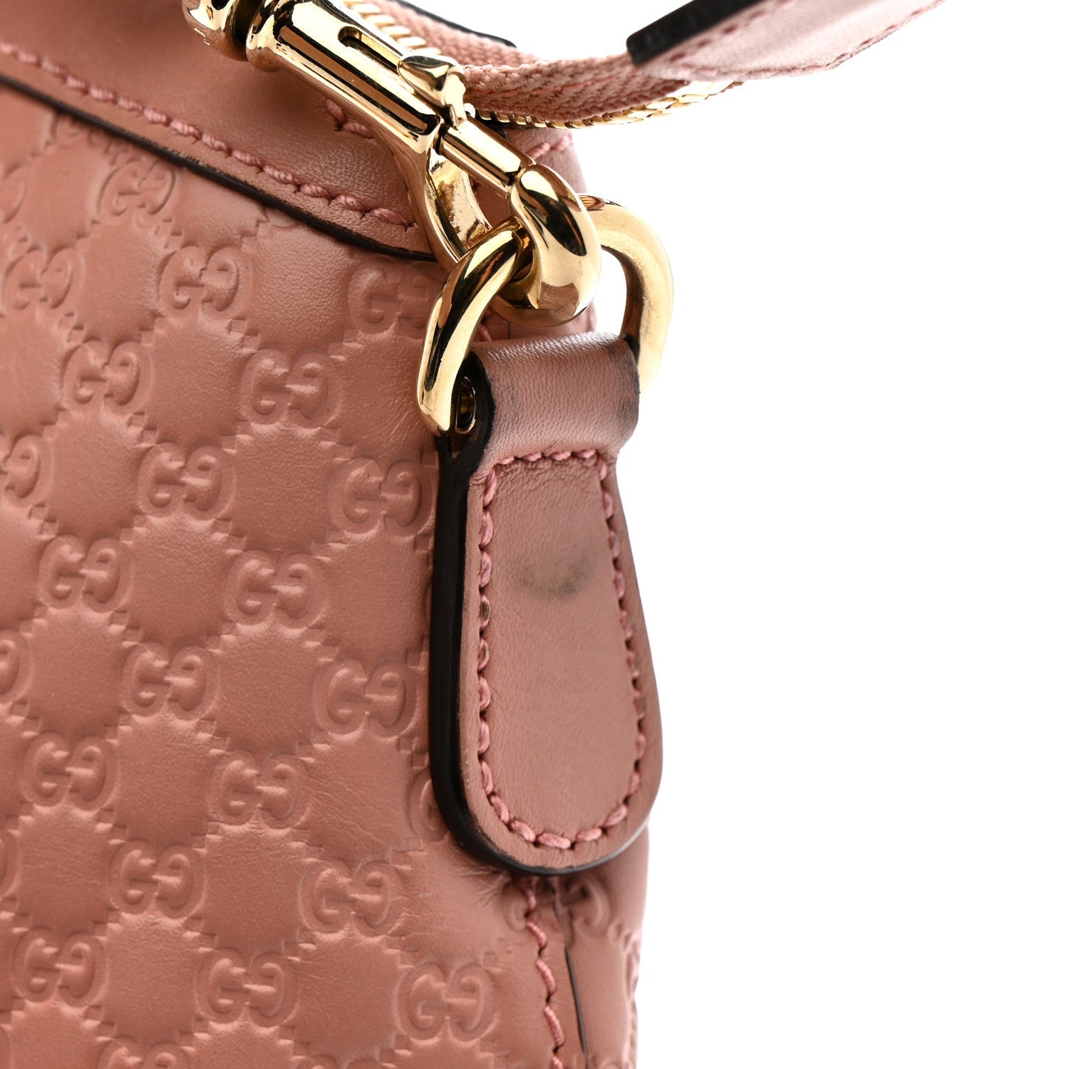 Soft Microguccissima Large Dome Satchel Soft Pink