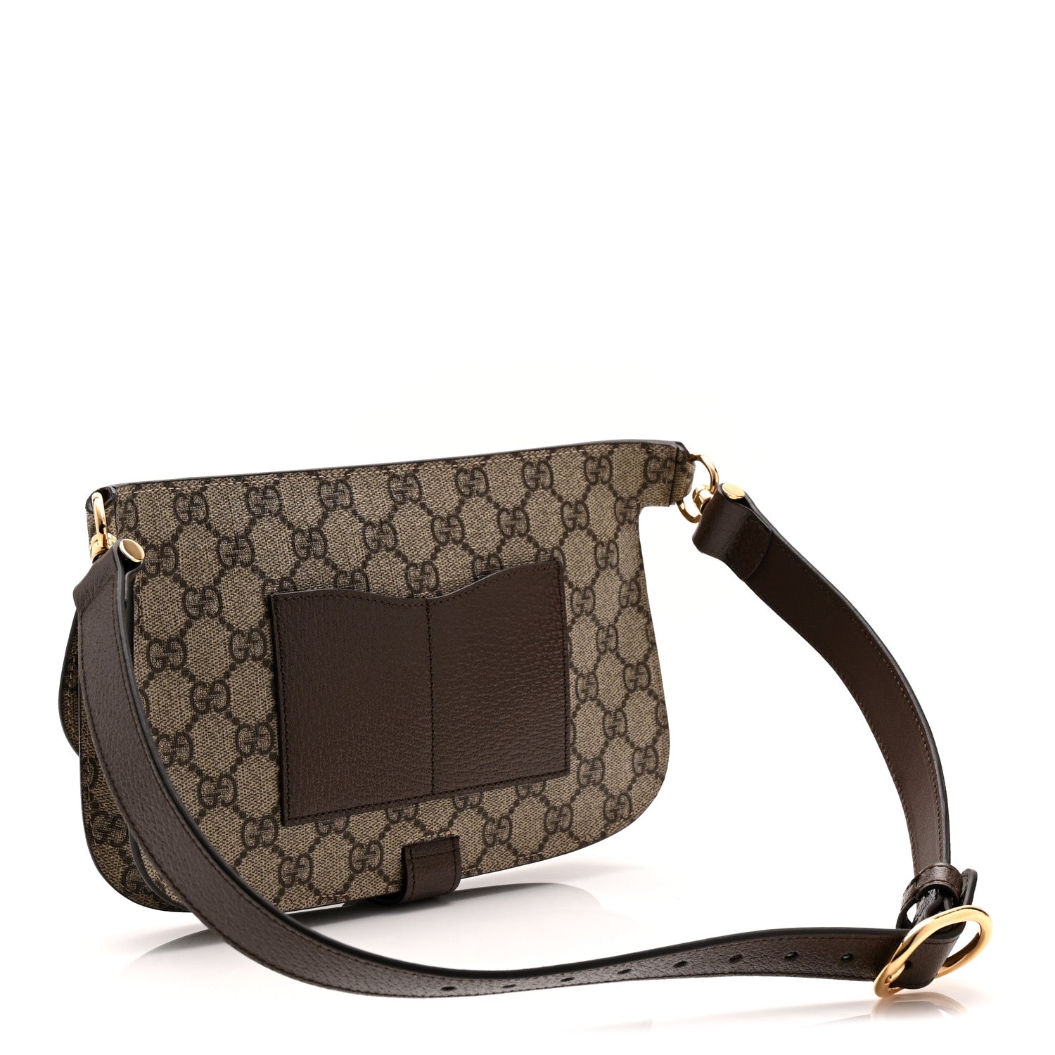 GG Supreme Monogram Textured Dollar Calfskin Blondie Belt Bag Beige Ebony New Acero