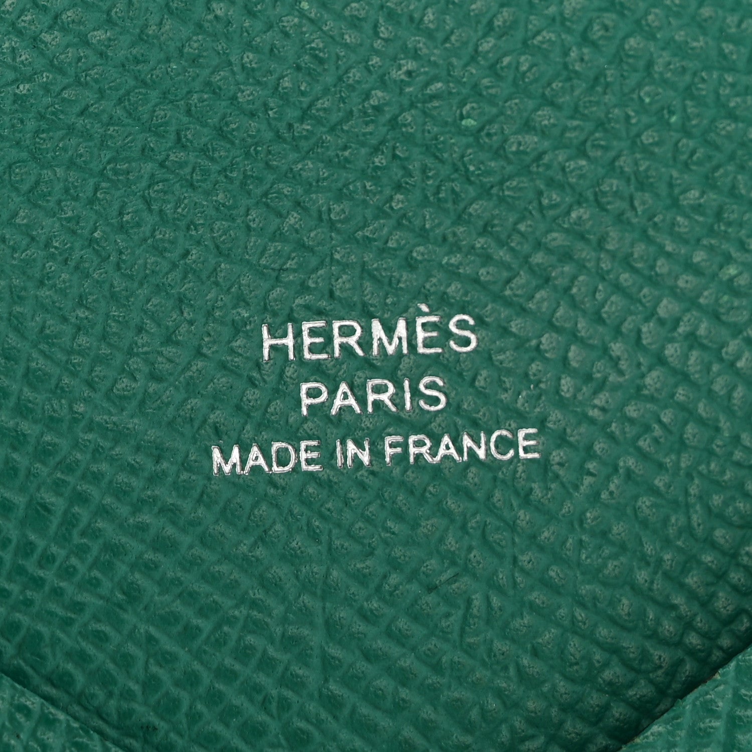 Epsom Calvi Card Case Vert Jade