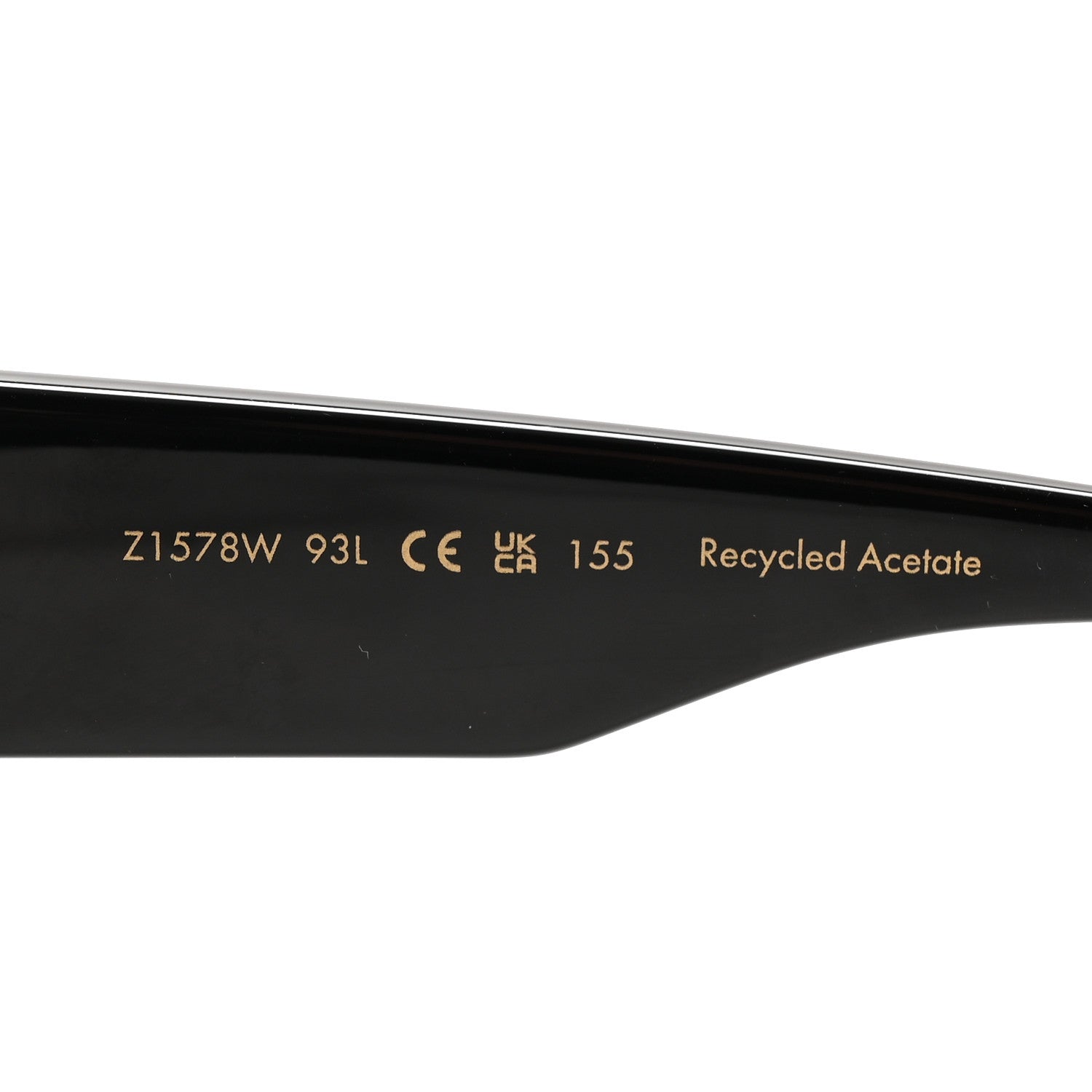 Acetate Swarovski Crystal Cyclone Sunglasses Z1578W Black