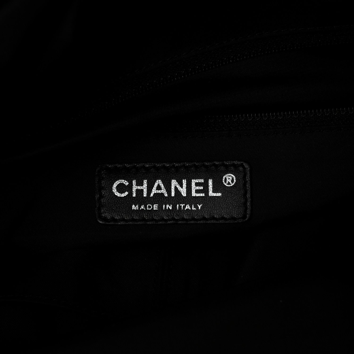 Vinyl Quilted Large Paris Biarritz Tote Black