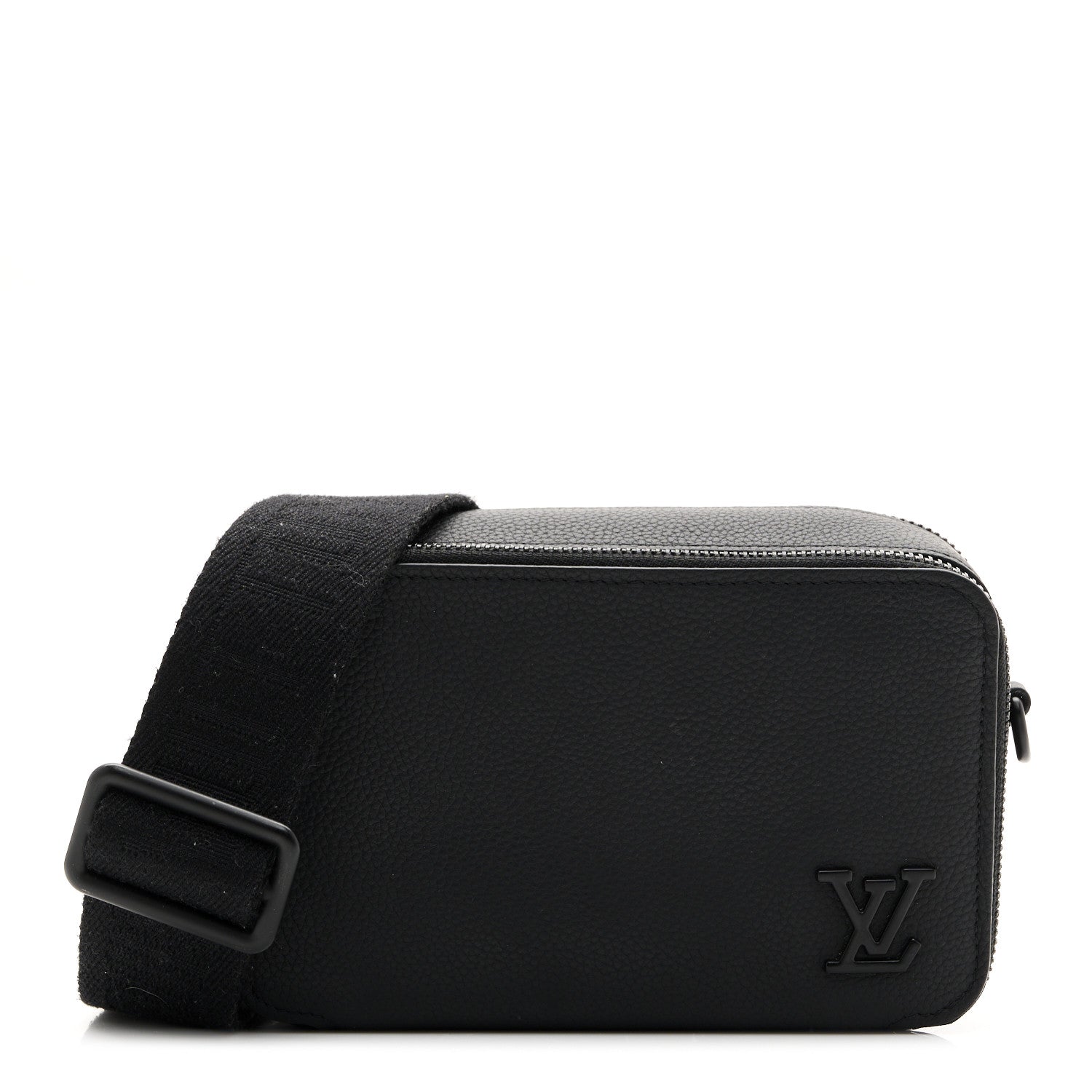 Calfskin Aerogram Alpha Wearable Wallet Black