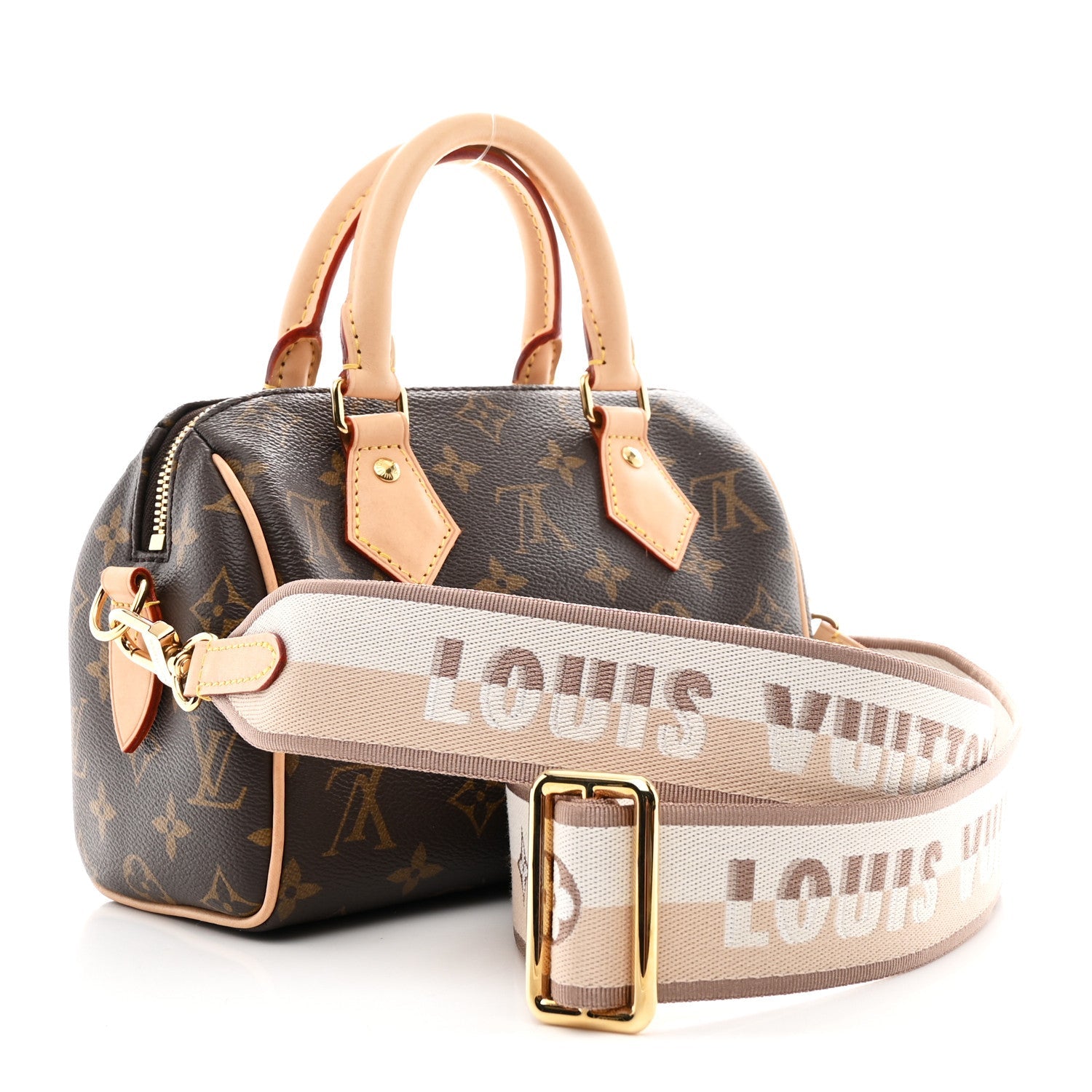 Monogram Speedy Bandouliere 20 Beige