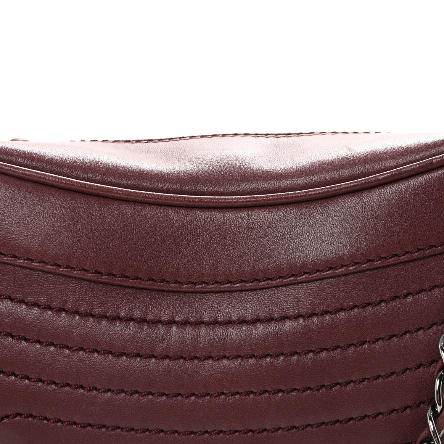 Lambskin Lax Small Tassel Shoulder Bag Dark Purple