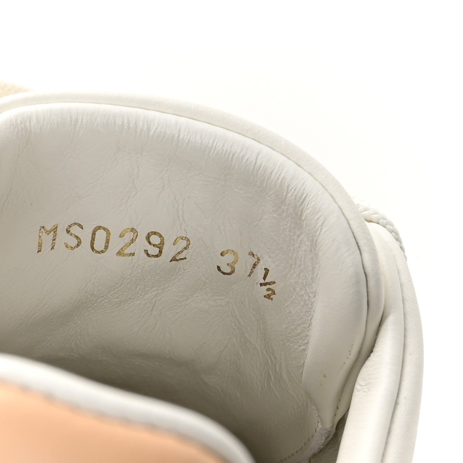 Damier Azur Front Row Sneaker 37.5 White