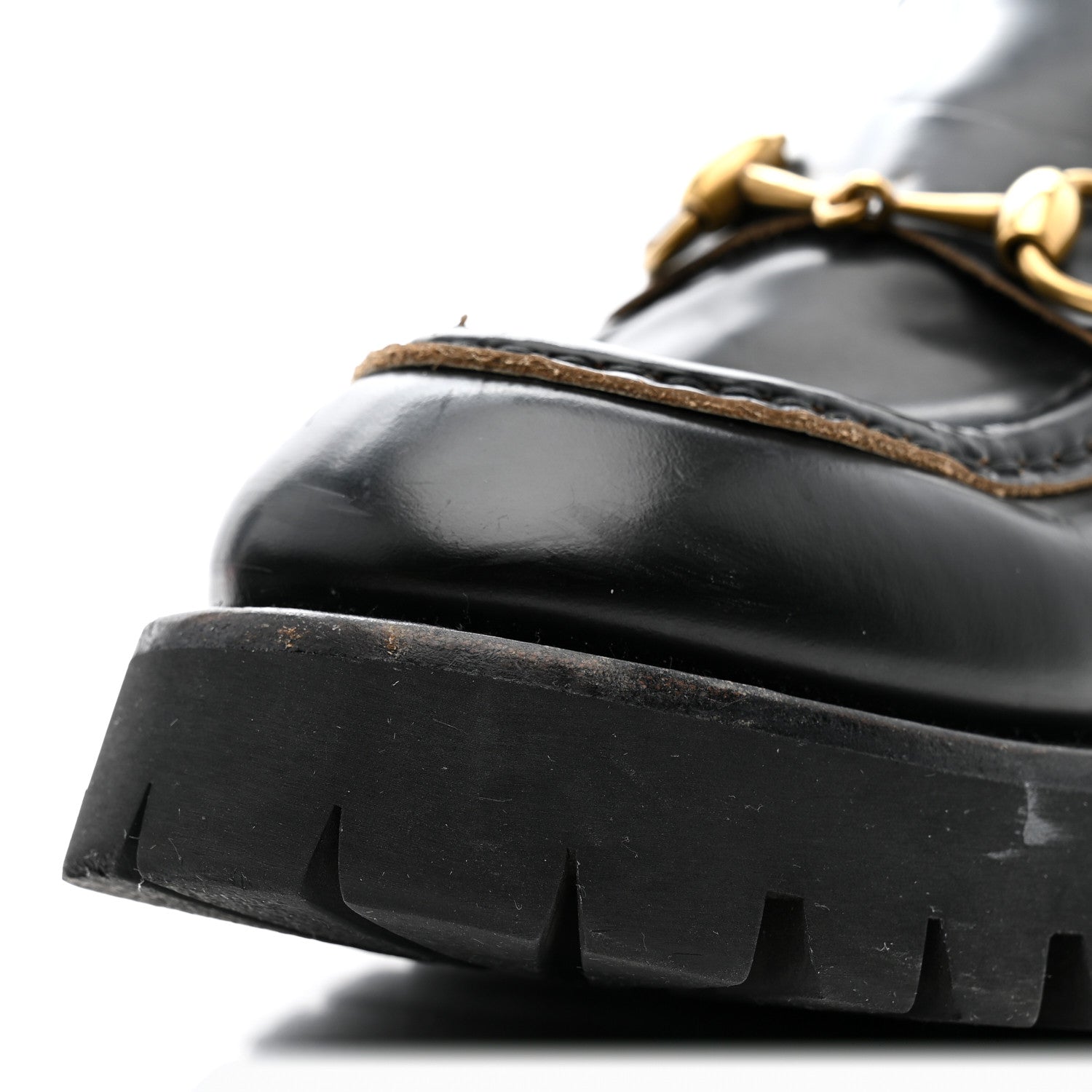 Cordovan Lux Womens Harald Horsebit 25mm Platform Loafers 38.5 Black