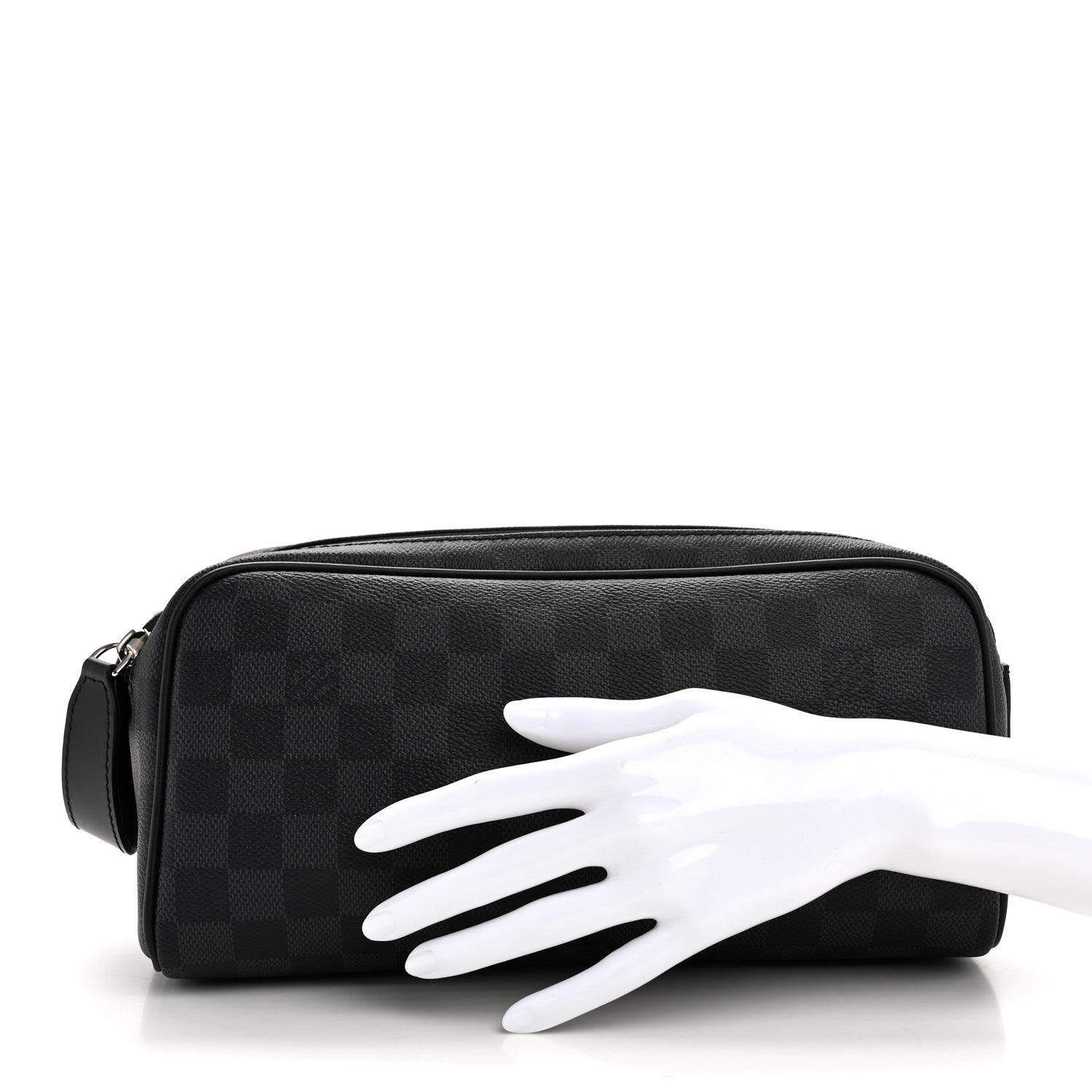 Damier Graphite Dopp Kit Toilet Pouch