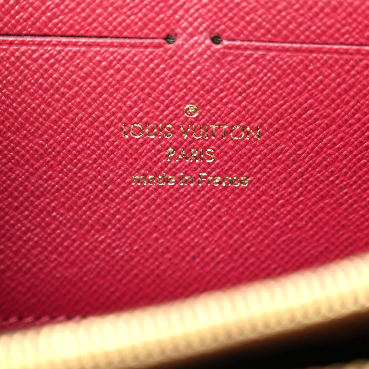 Monogram Clemence Wallet Fuchsia