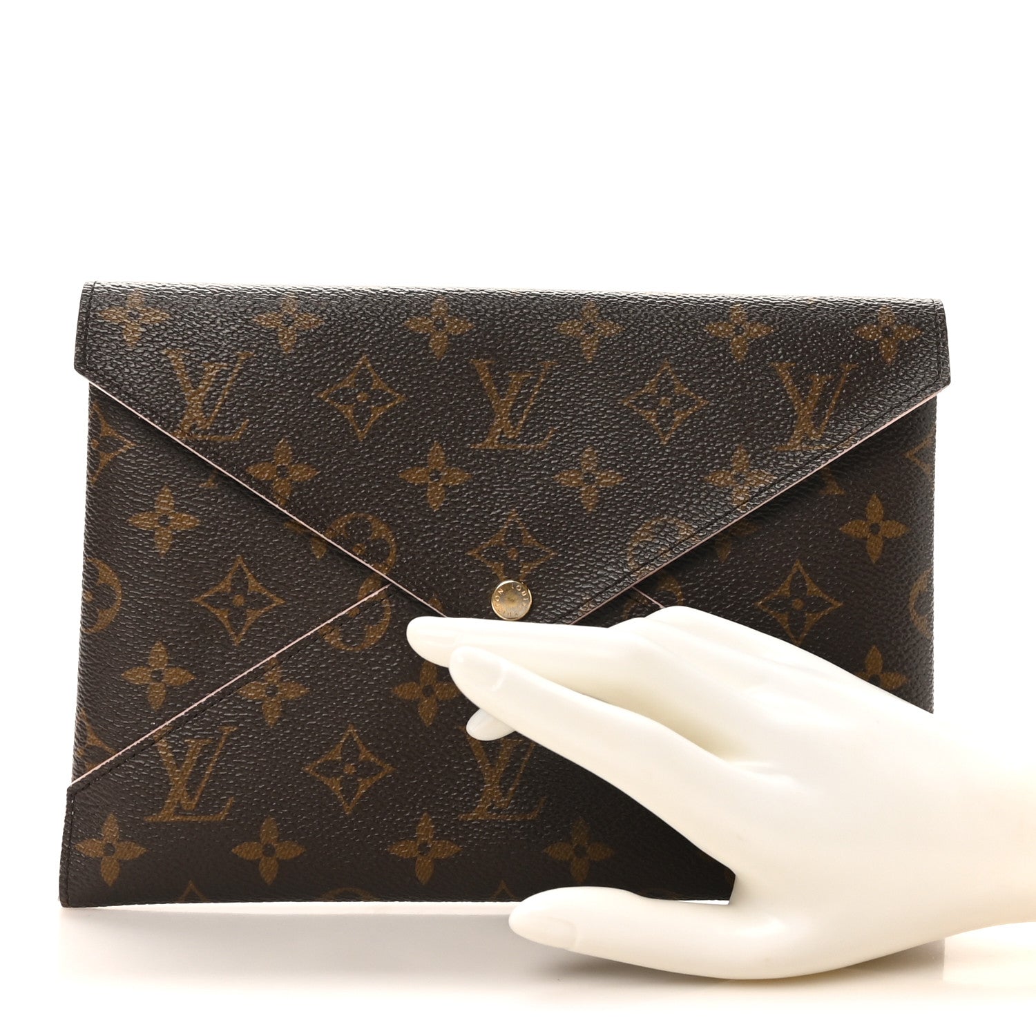 Monogram Large Kirigami Pochette Insert Rose Ballerine