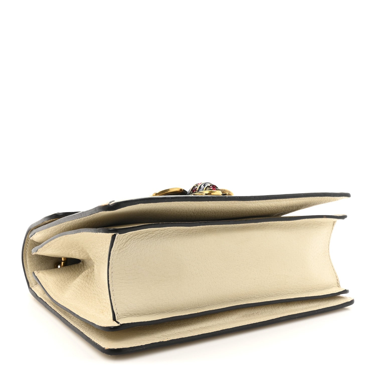GG Supreme Monogram Small Queen Margaret Top Handle Bag White