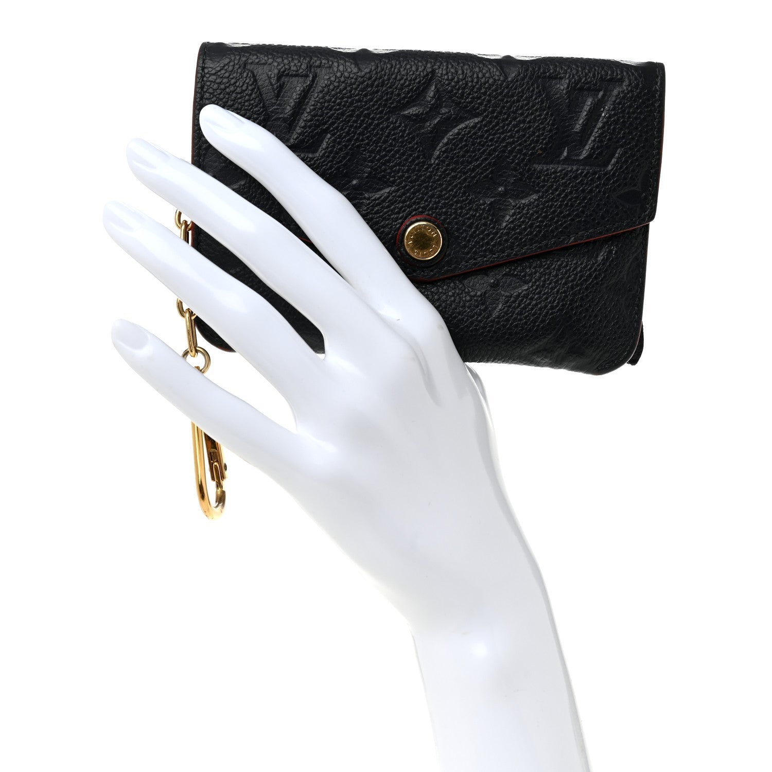 Empreinte Key Pouch Marine Rouge