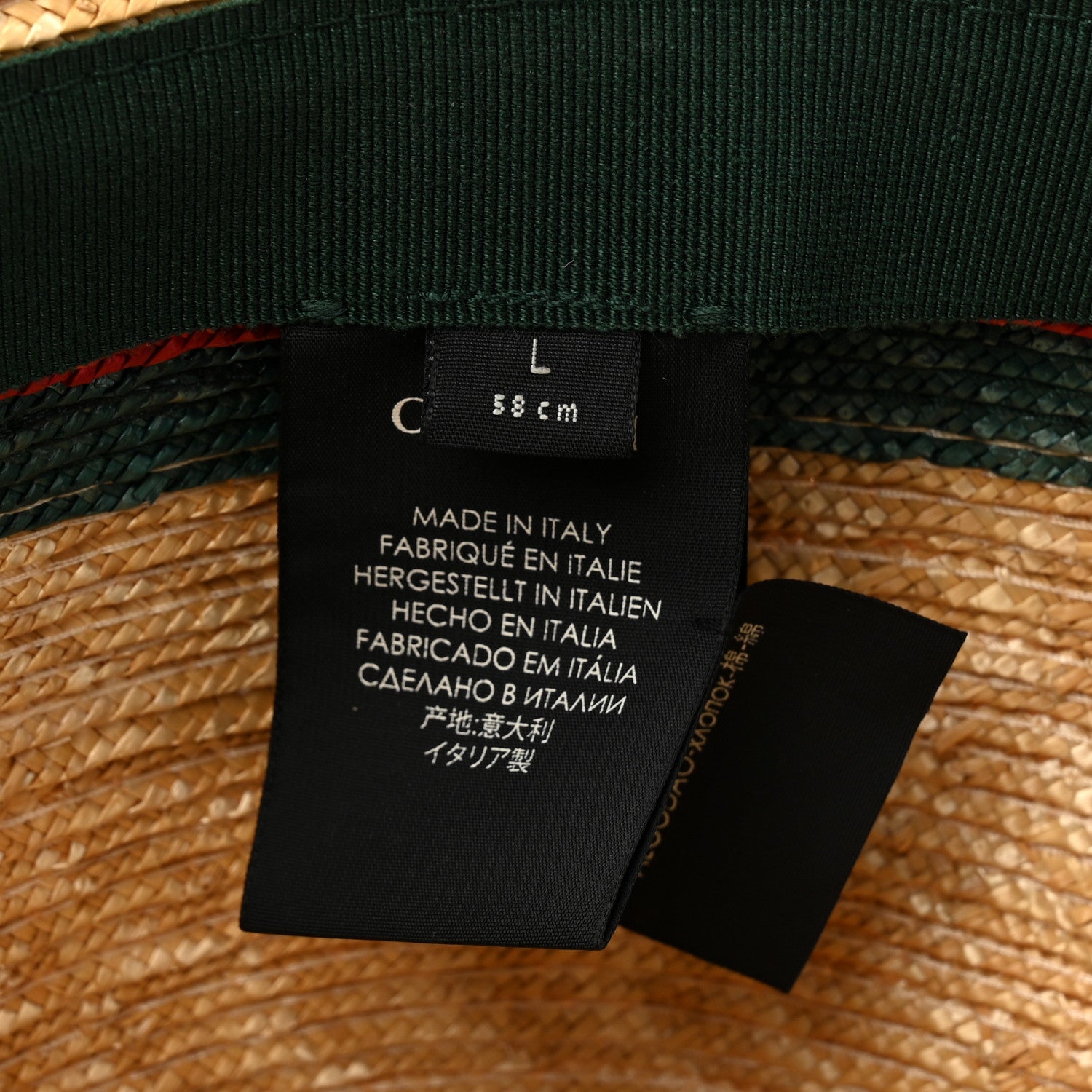 Abaca Straw Web Fedora Hat L