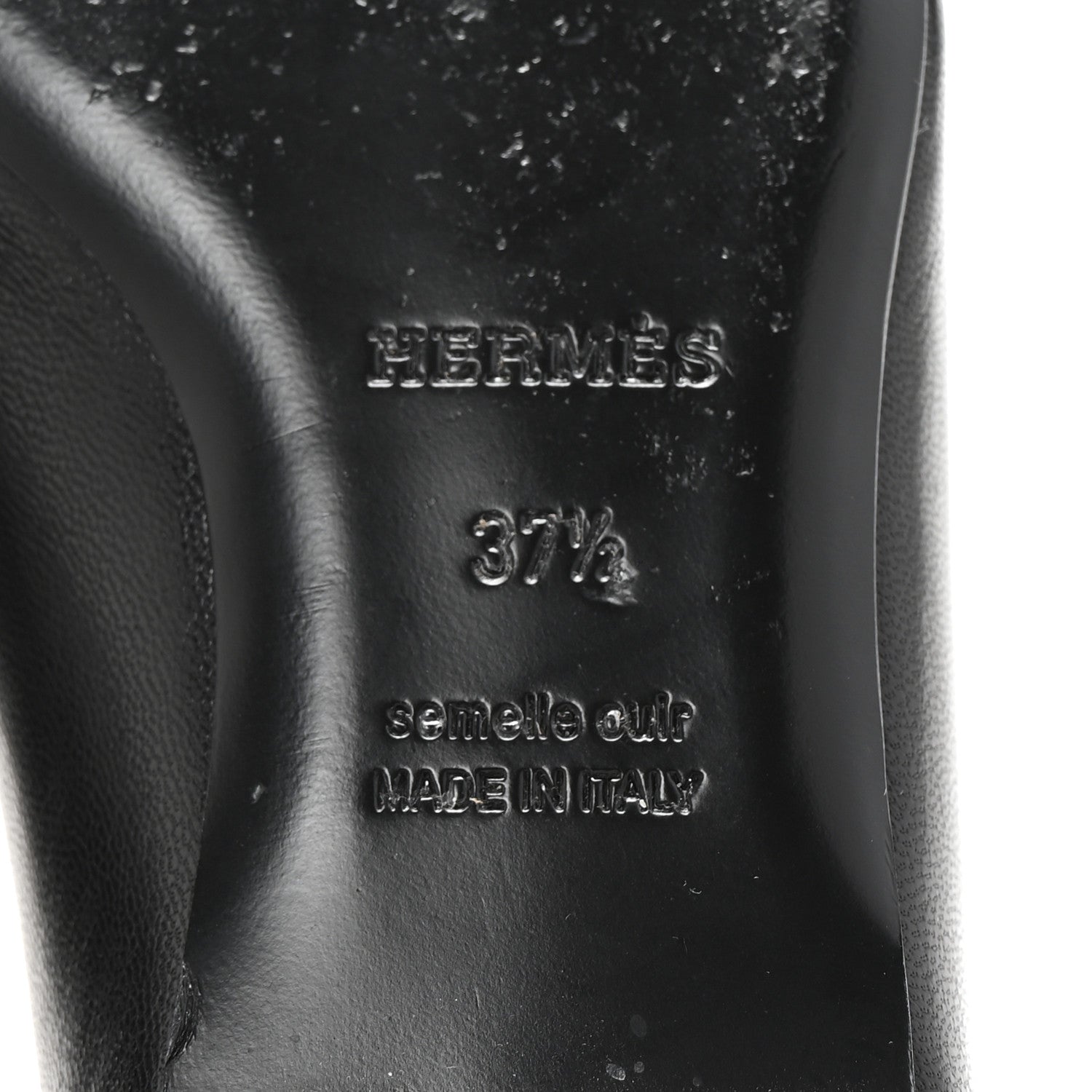 Goatskin Bilbao Ballerina Flats 37.5 Black