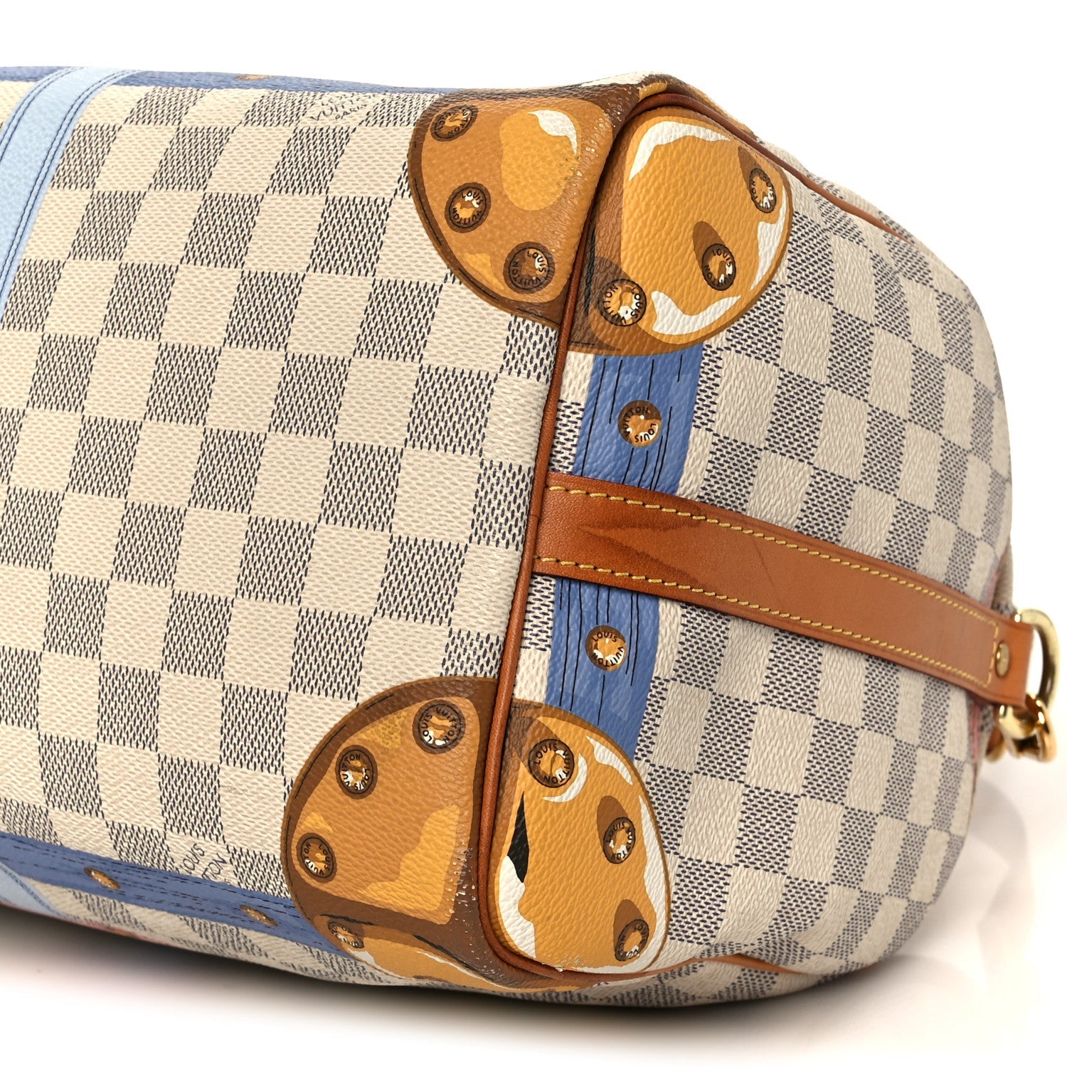 Damier Azur Summer Trunks Speedy Bandouliere 30