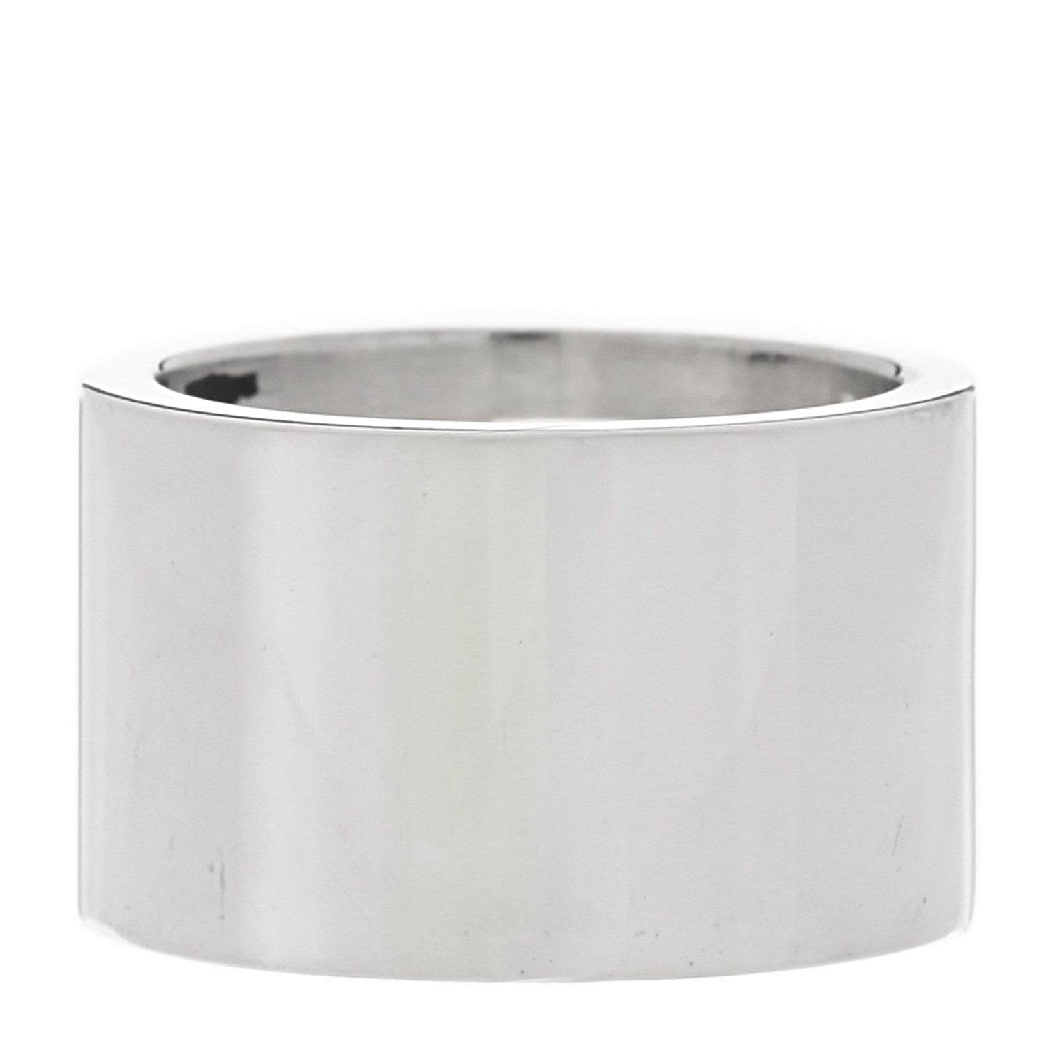 Sterling Silver Wide G Cutout Ring 49 5