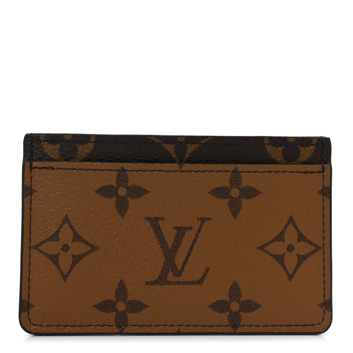 Reverse Monogram Card Holder