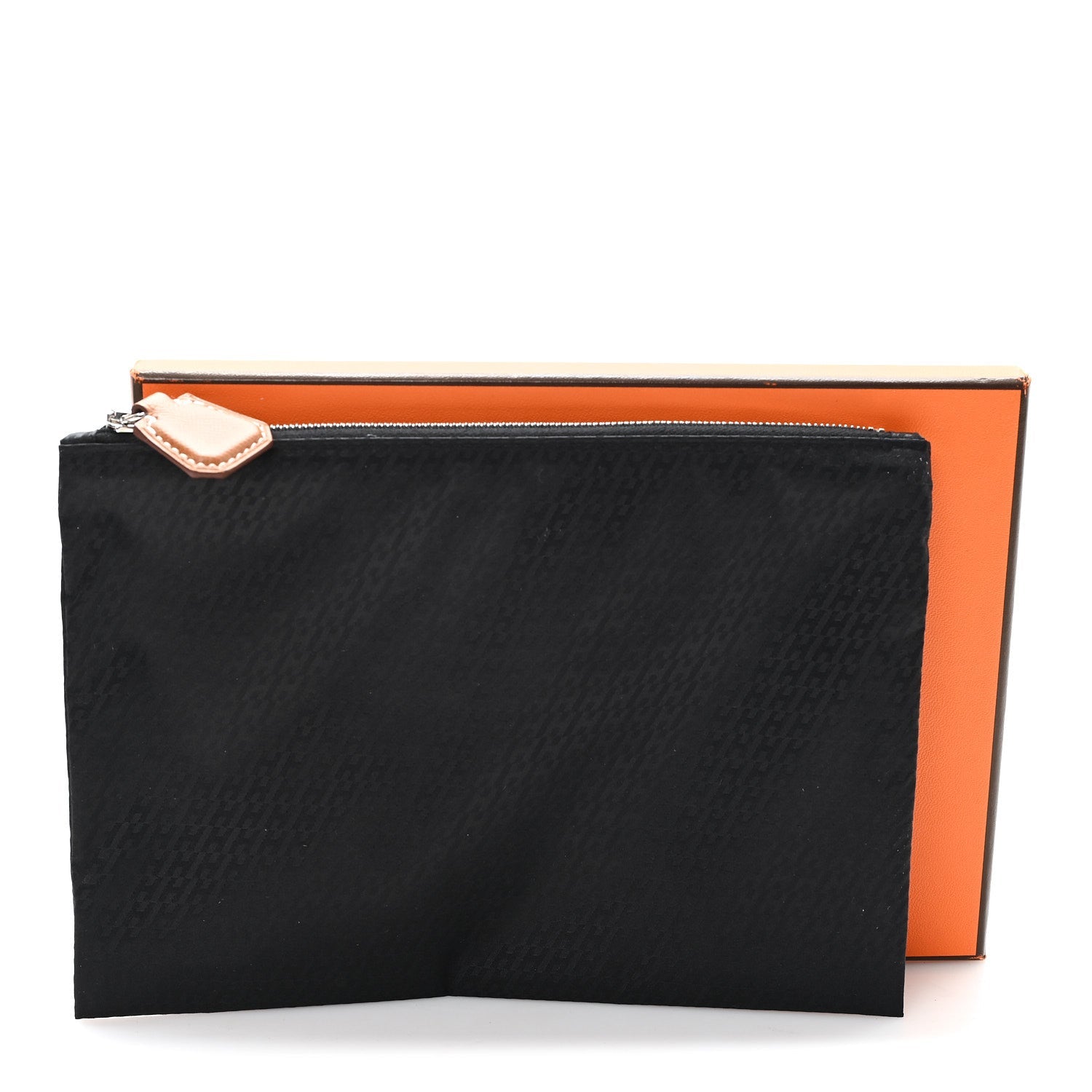 Technical Silk H En Bias Silky Pocket Cosmetic Case Black