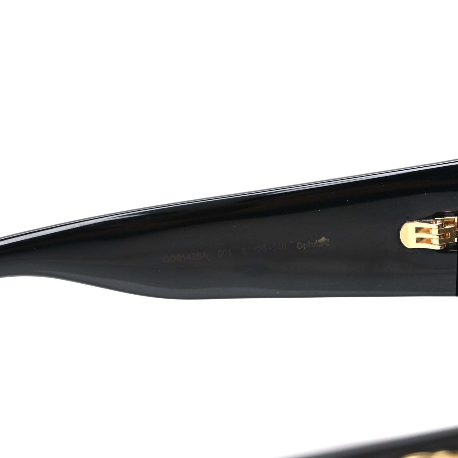Acetate Square Frame Sunglasses GG0142SA Black