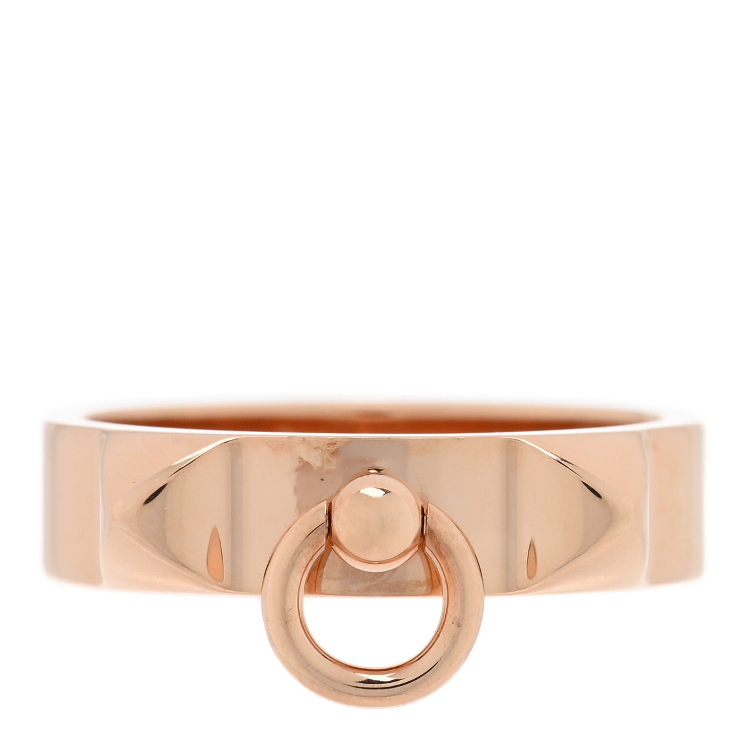 18K Rose Gold PM Collier De Chien Ring 56 7.75