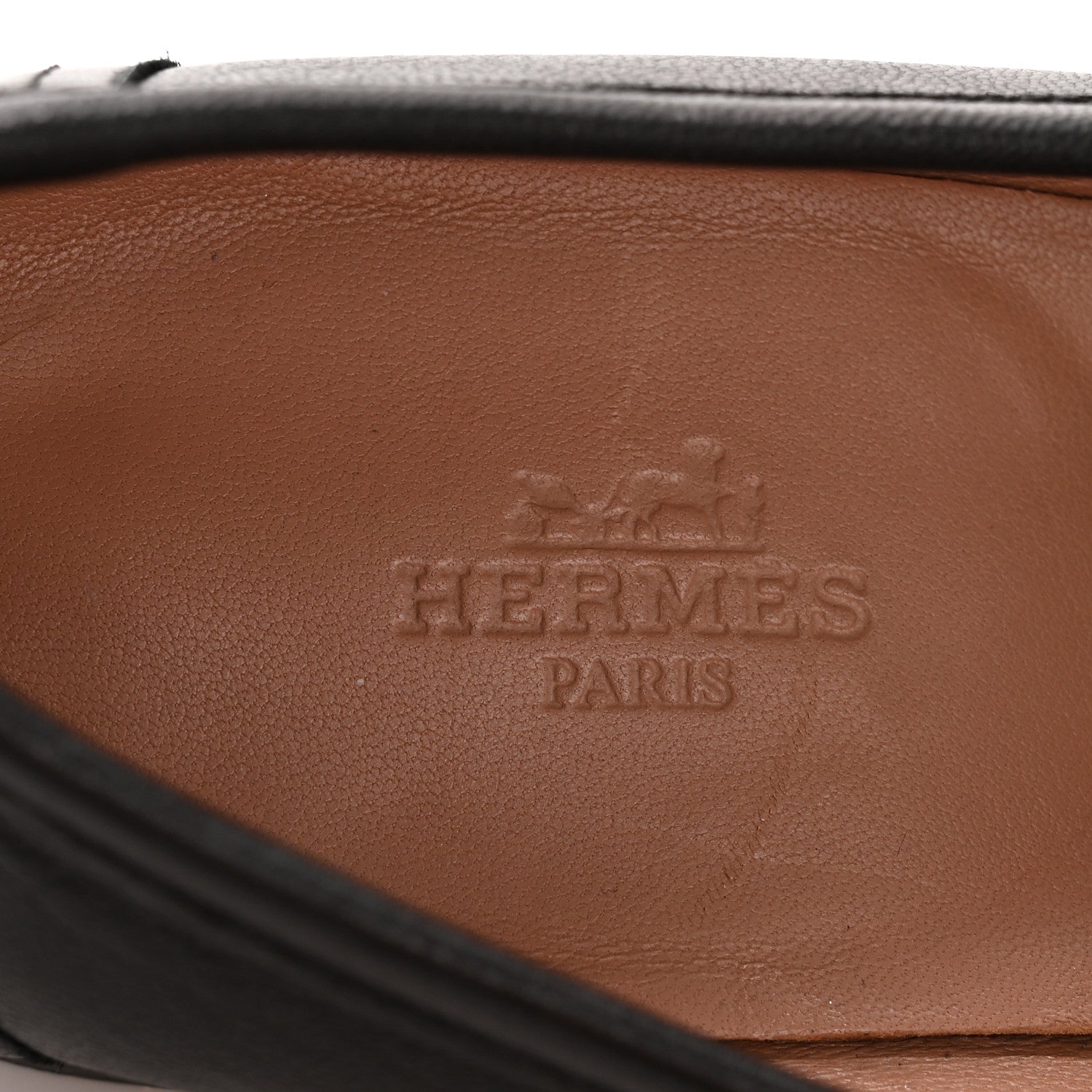 Goatskin Womens Paris Loafers 37 Black