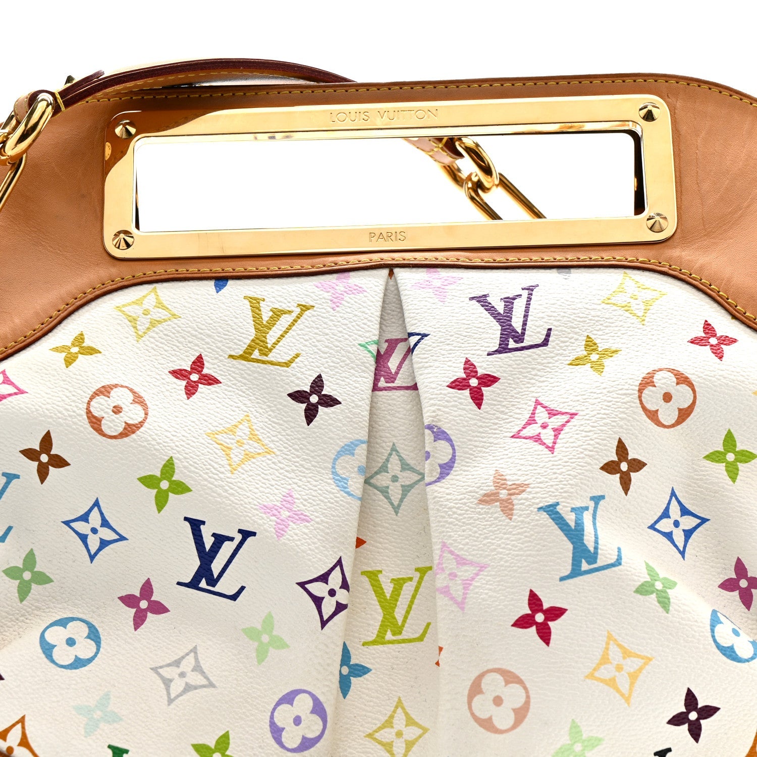 Monogram Multicolor Judy GM White