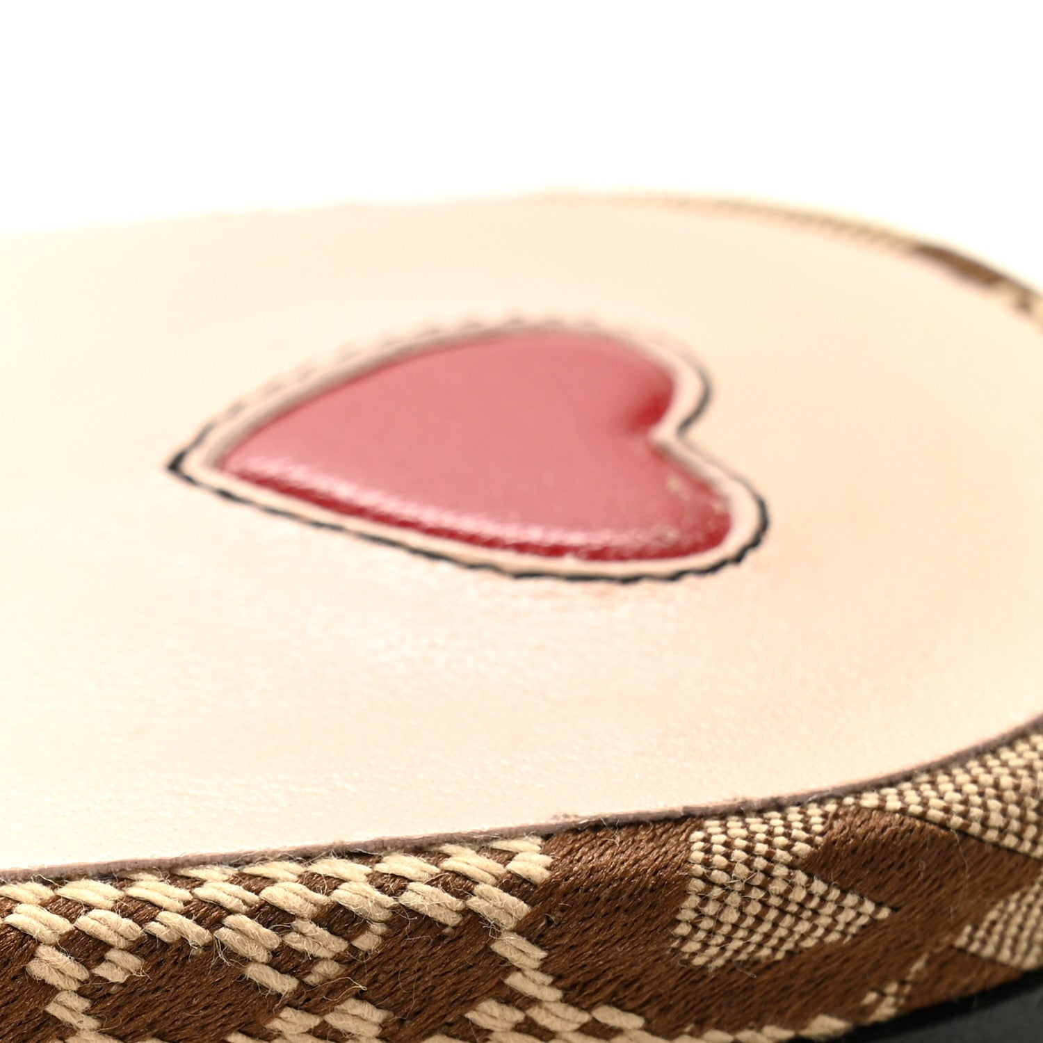 Monogram Jumbo GG Malaga Kid Womens Princetown Slippers 35 Camel Ebony New Acero Beige