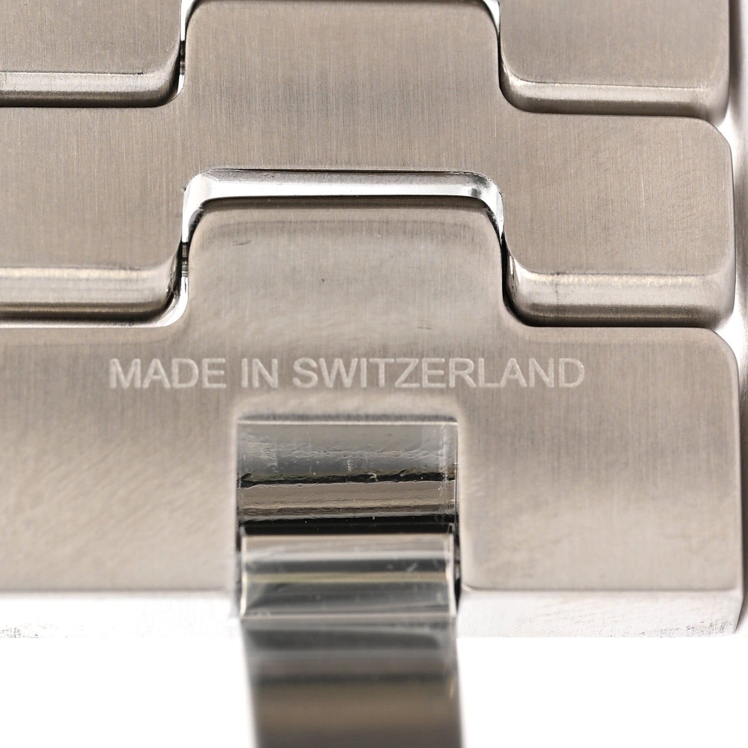 Stainless Steel 46mm Grand H Apple Watch Single Tour Band Gris